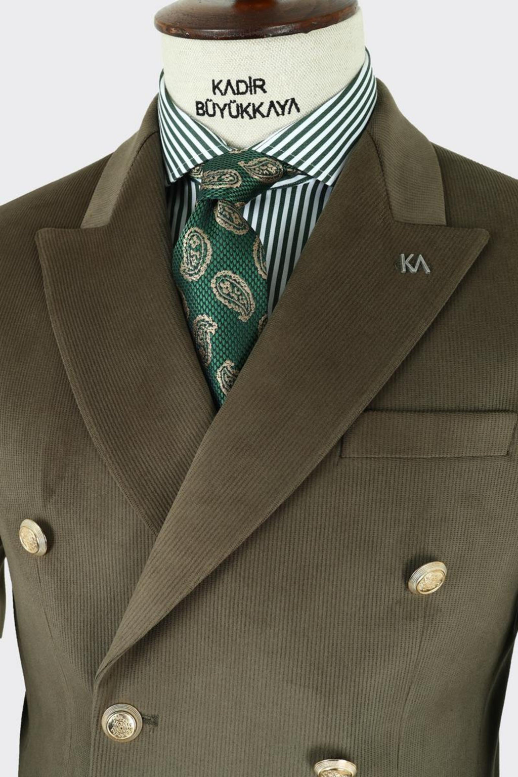 Erkek Kruvaze Ceket-KAX5855W