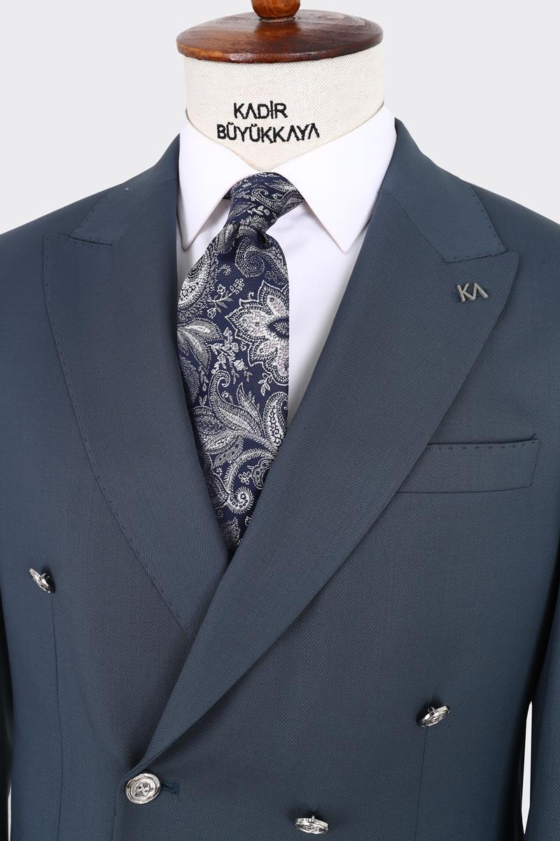 Erkek Kruvaze Ceket-KAX5230S