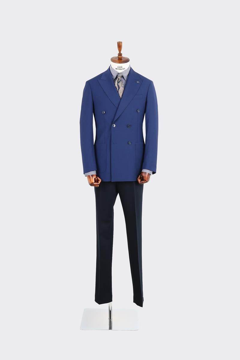 Erkek Kruvaze Ceket-KAX5230S