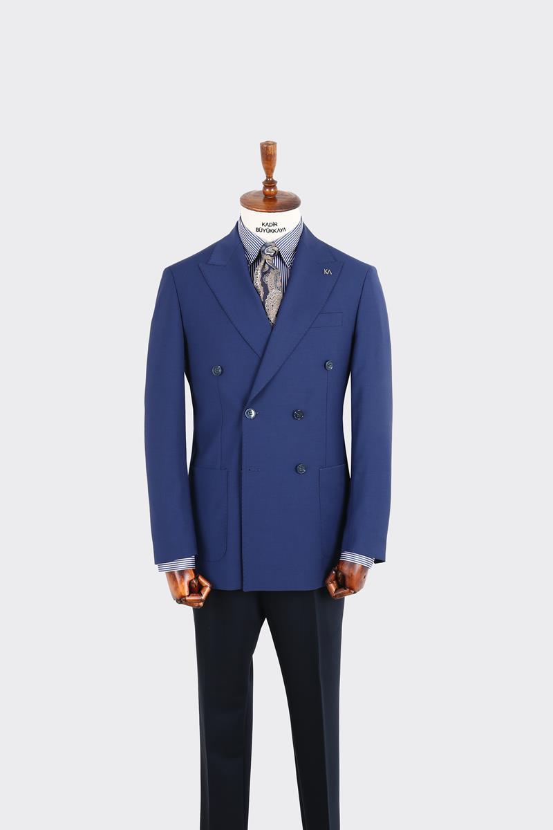 Erkek Kruvaze Ceket-KAX5230S