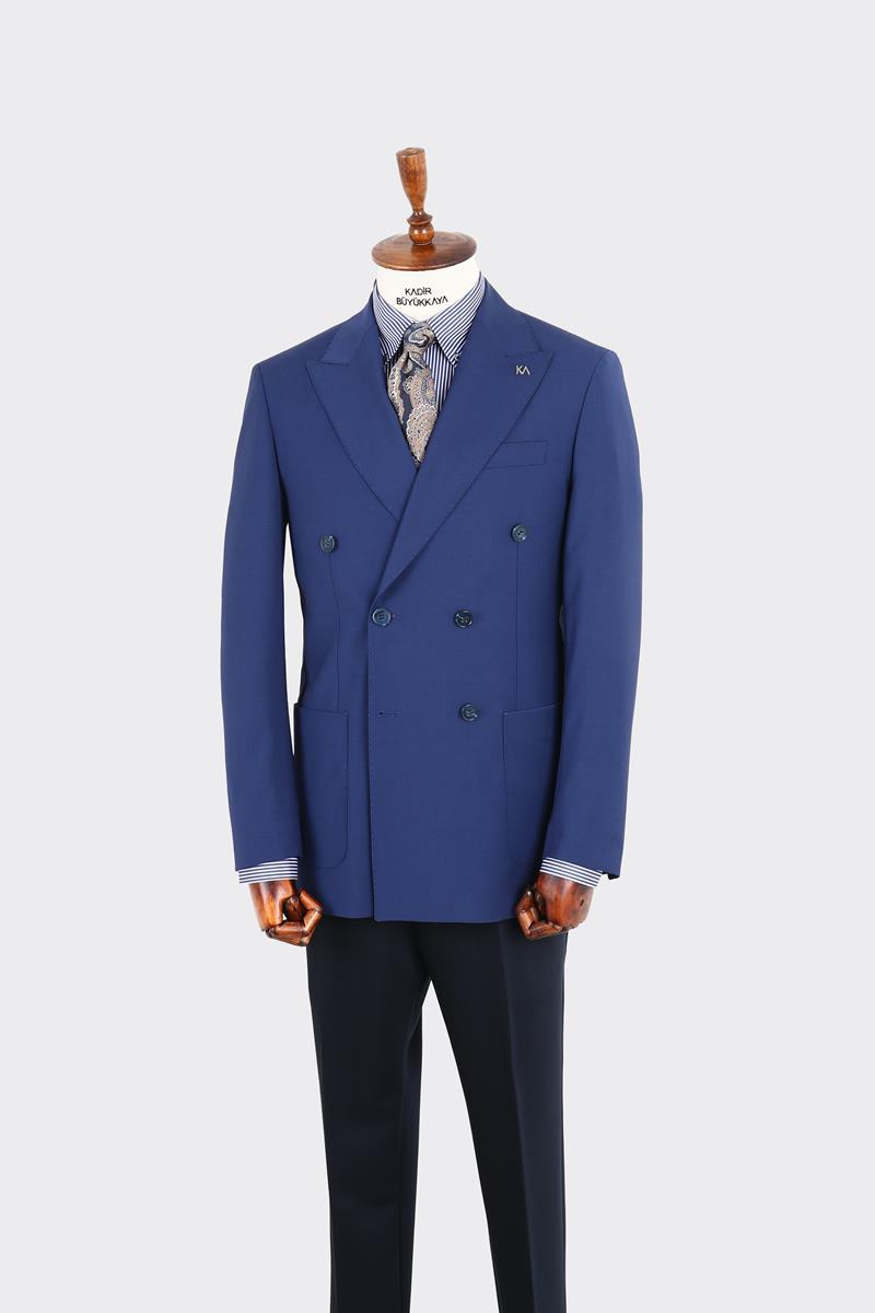 Erkek Kruvaze Ceket-KAX5230S