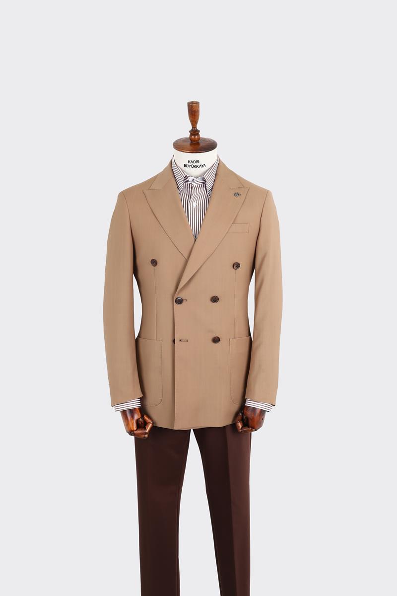 Erkek Kruvaze Ceket-KAX5230S