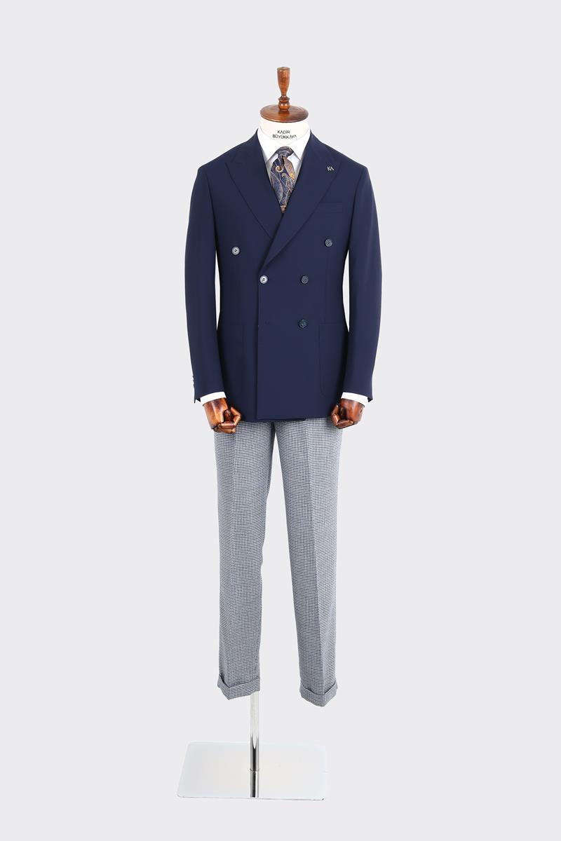 Erkek Kruvaze Ceket-KAX5230S