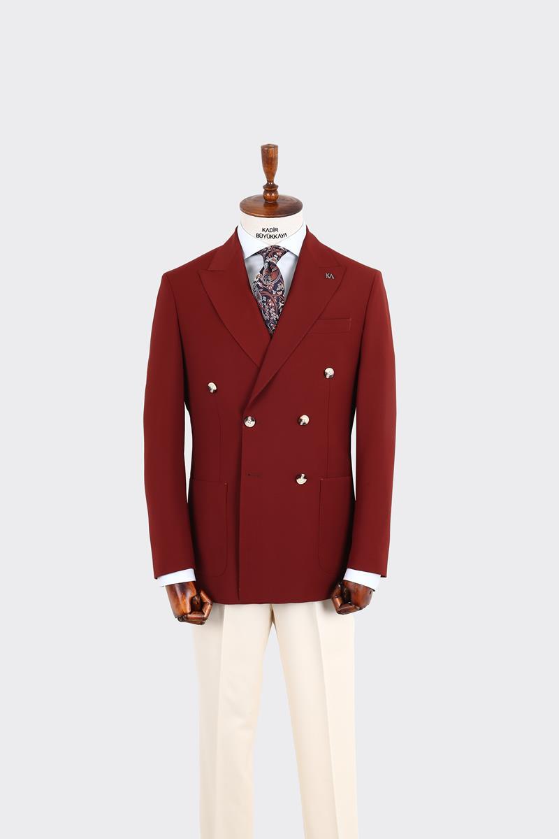Erkek Kruvaze Ceket-KAX5230S