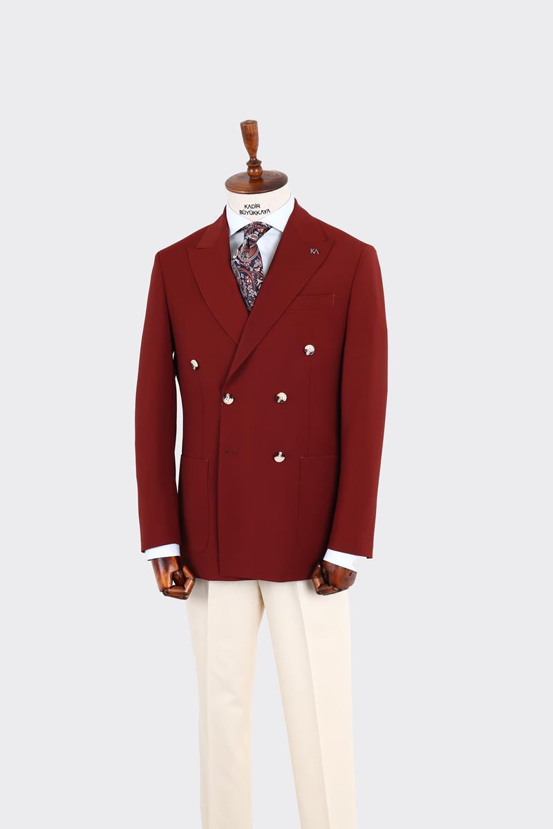 Erkek Kruvaze Ceket-KAX5230S