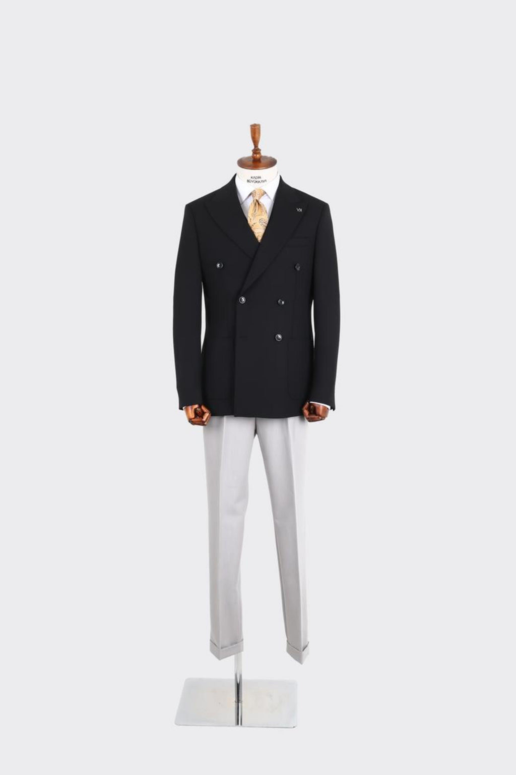 Erkek Kruvaze Ceket-KAW5260W