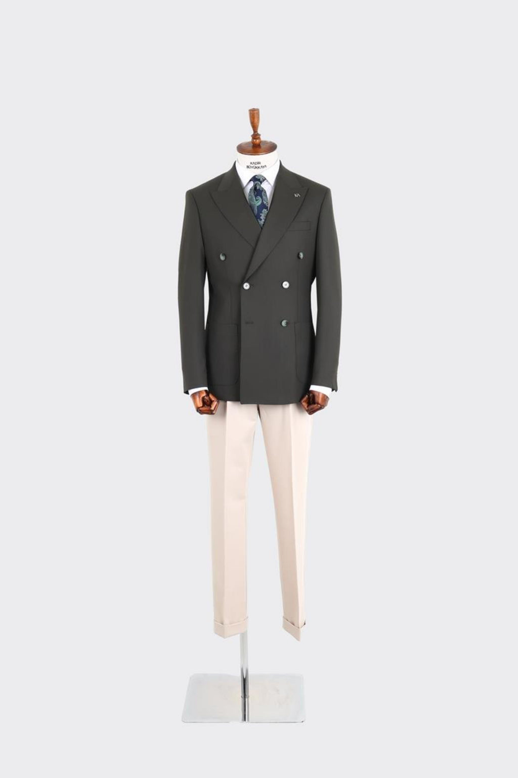 Erkek Kruvaze Ceket-KAW5257W