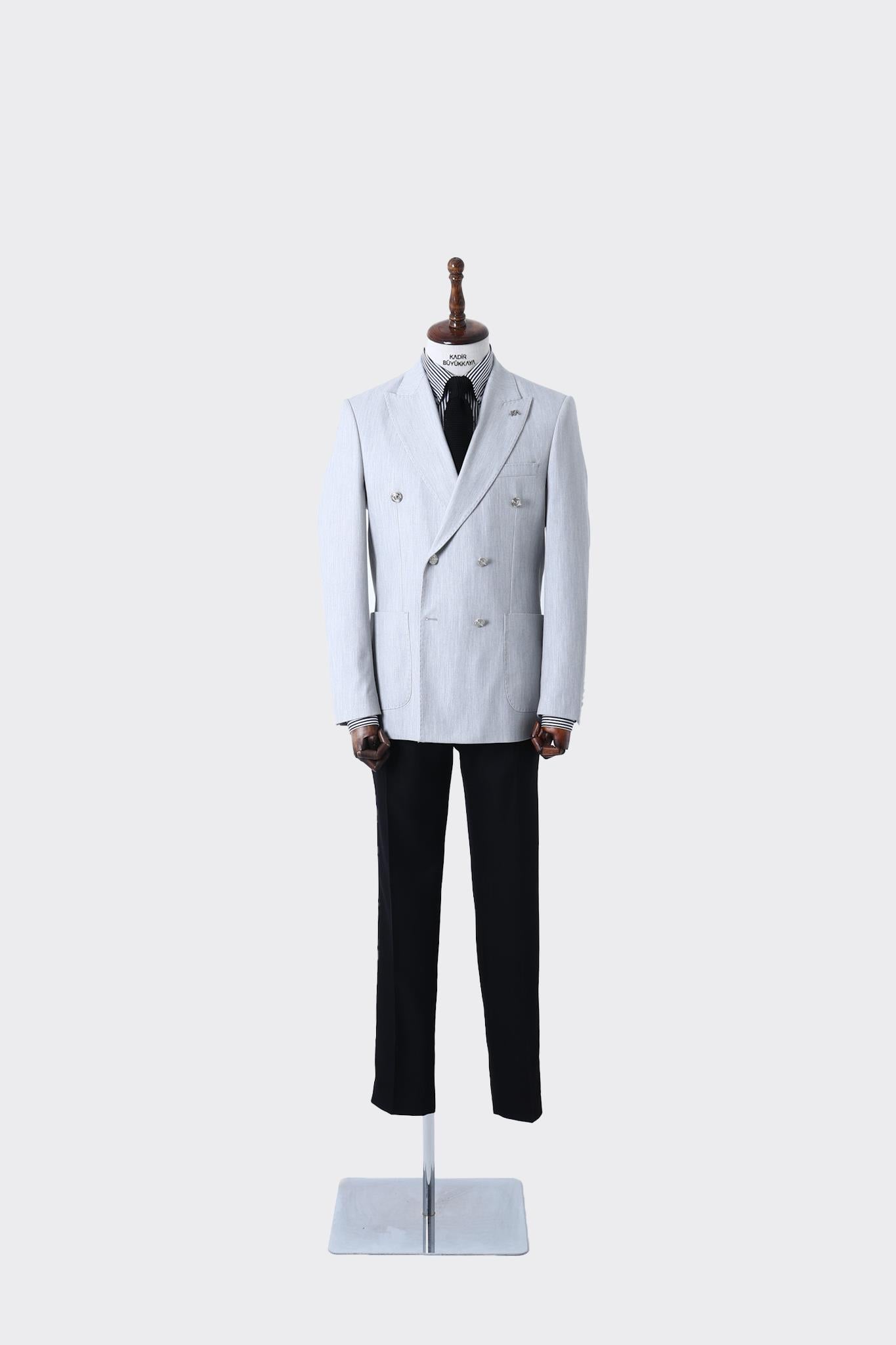 Premium Kalite Erkek Kruvaze Ceket-KAW5225S
