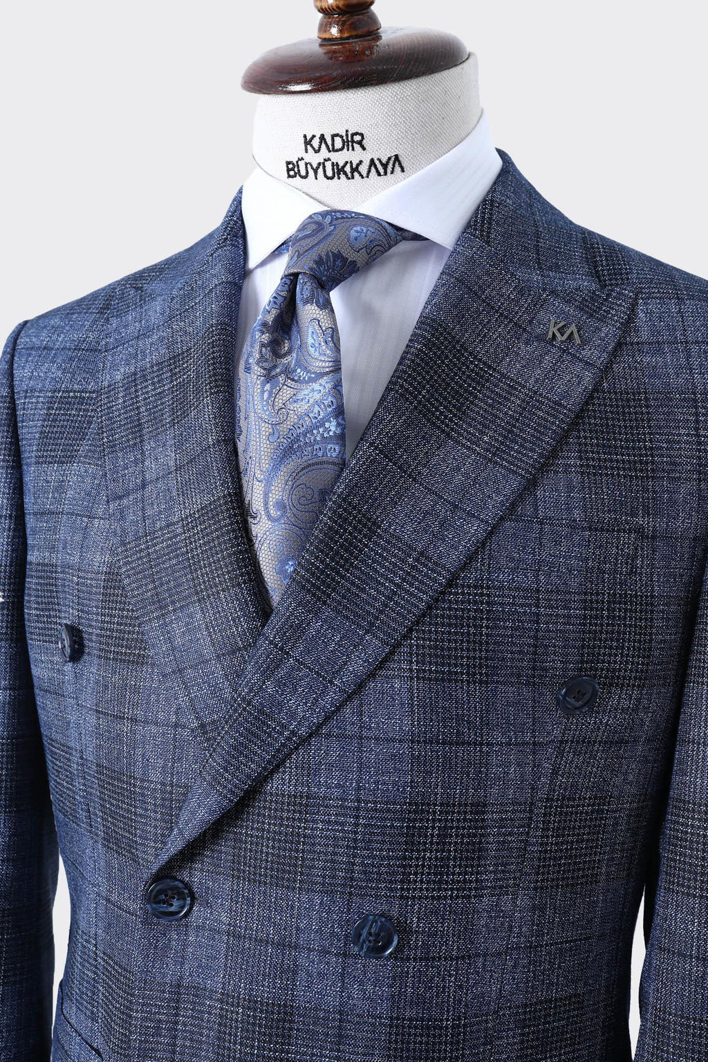 Kaliteli Kumaş Erkek Kruvaze Ceket-KAW5226S