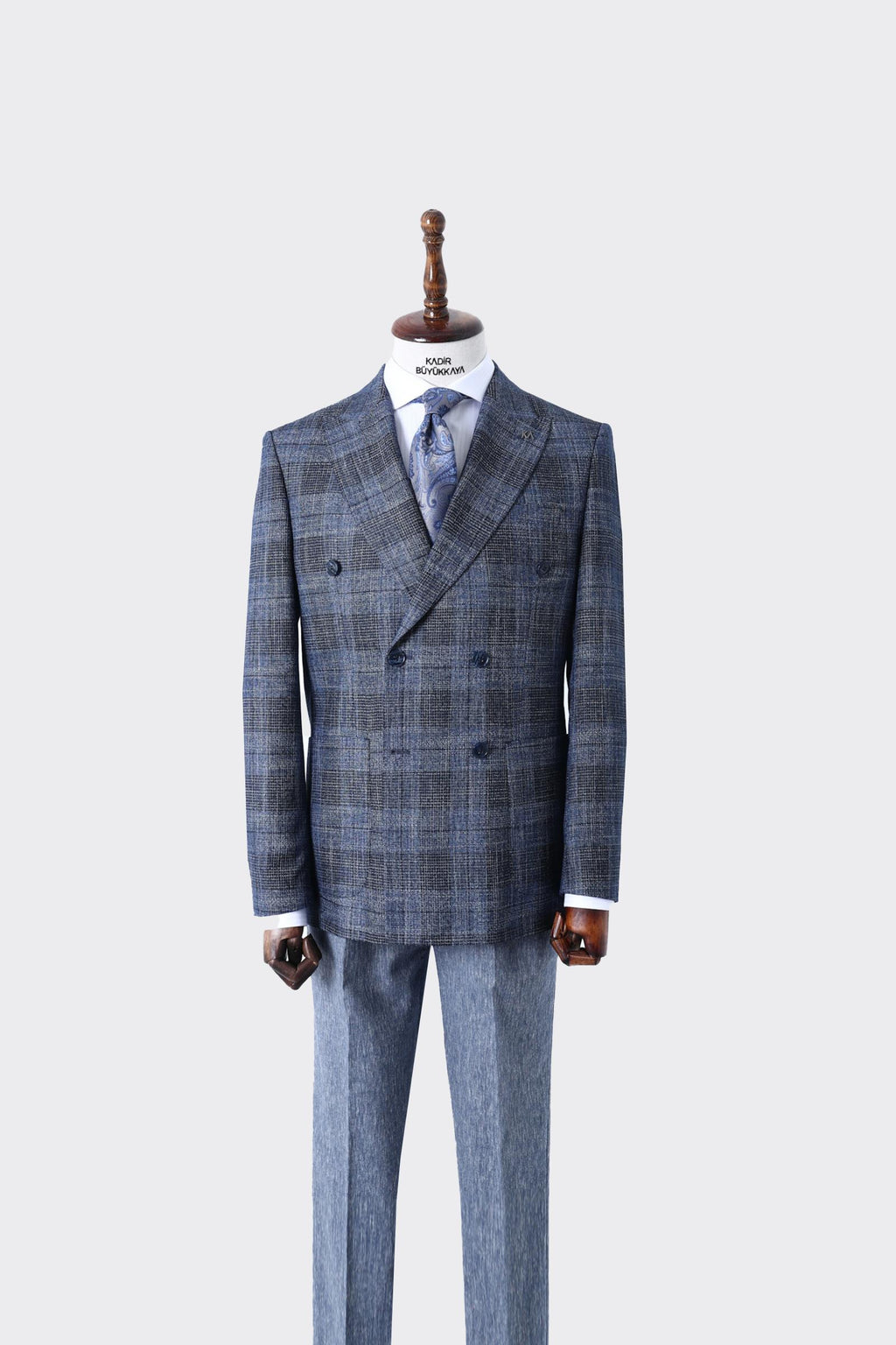 Kaliteli Kumaş Erkek Kruvaze Ceket-KAW5226S