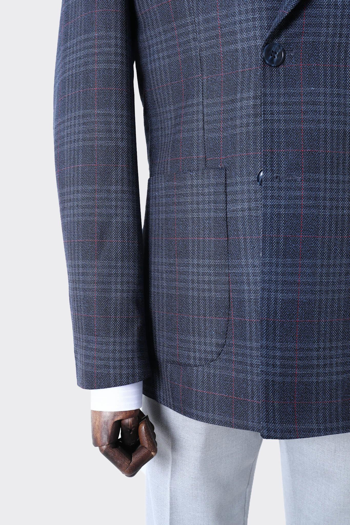 Modern Erkek Kruvaze Ceket-KAW5227S