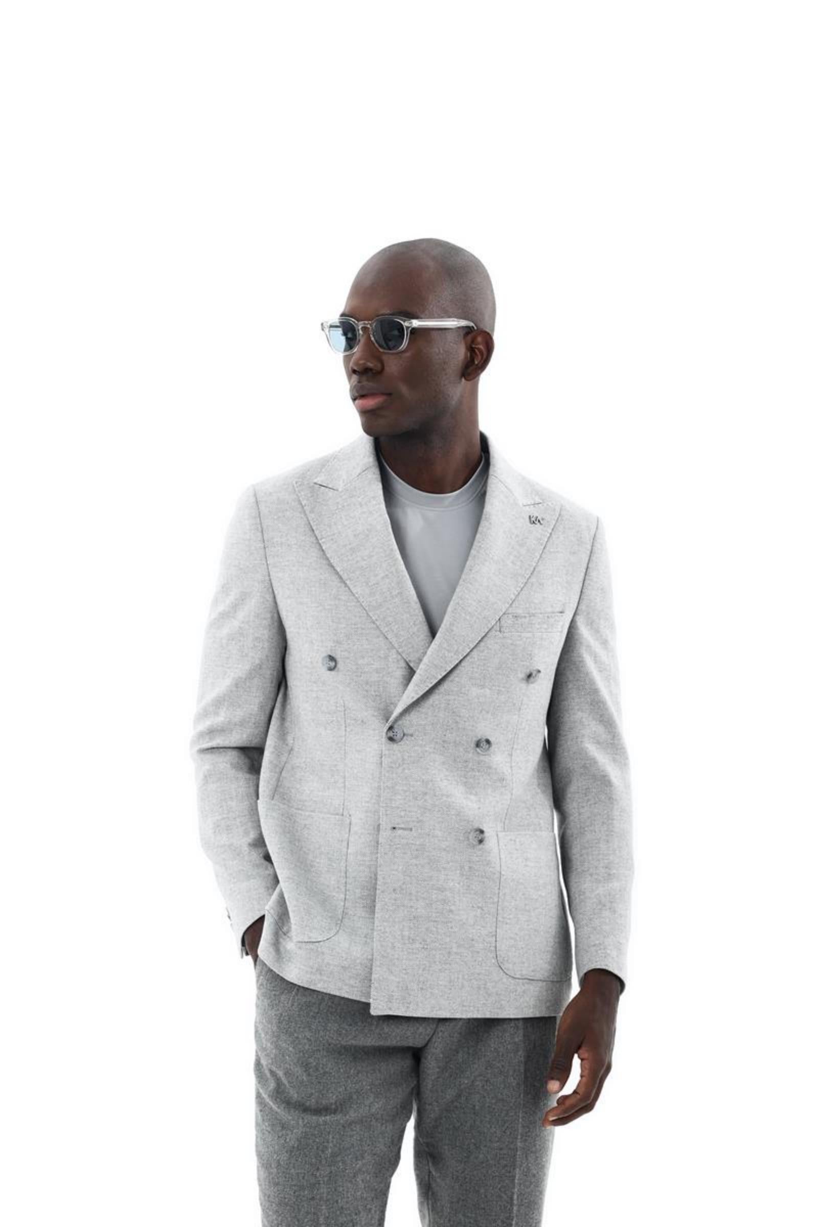 Kruvaze Erkek Ceket-KAX5234W