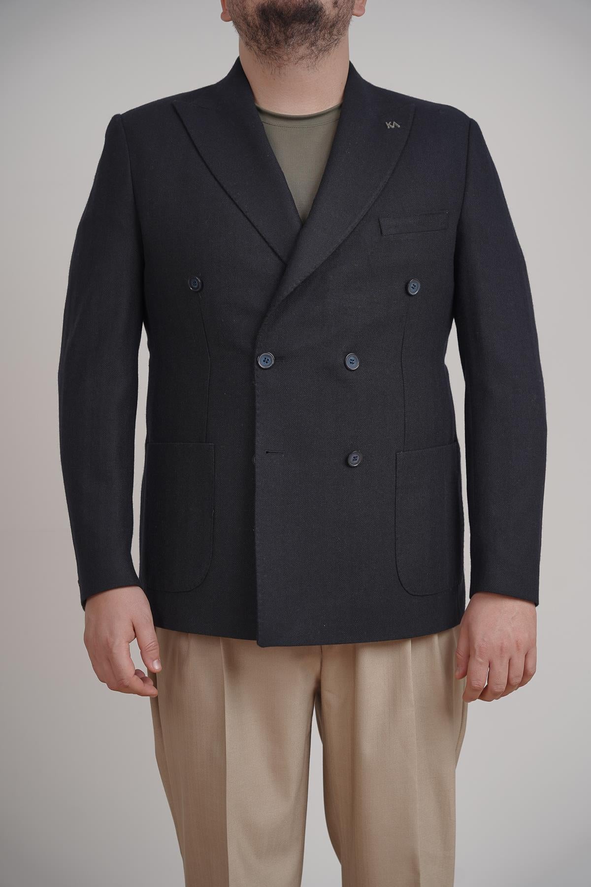 Kruvaze Ceket Out-KAX5234W