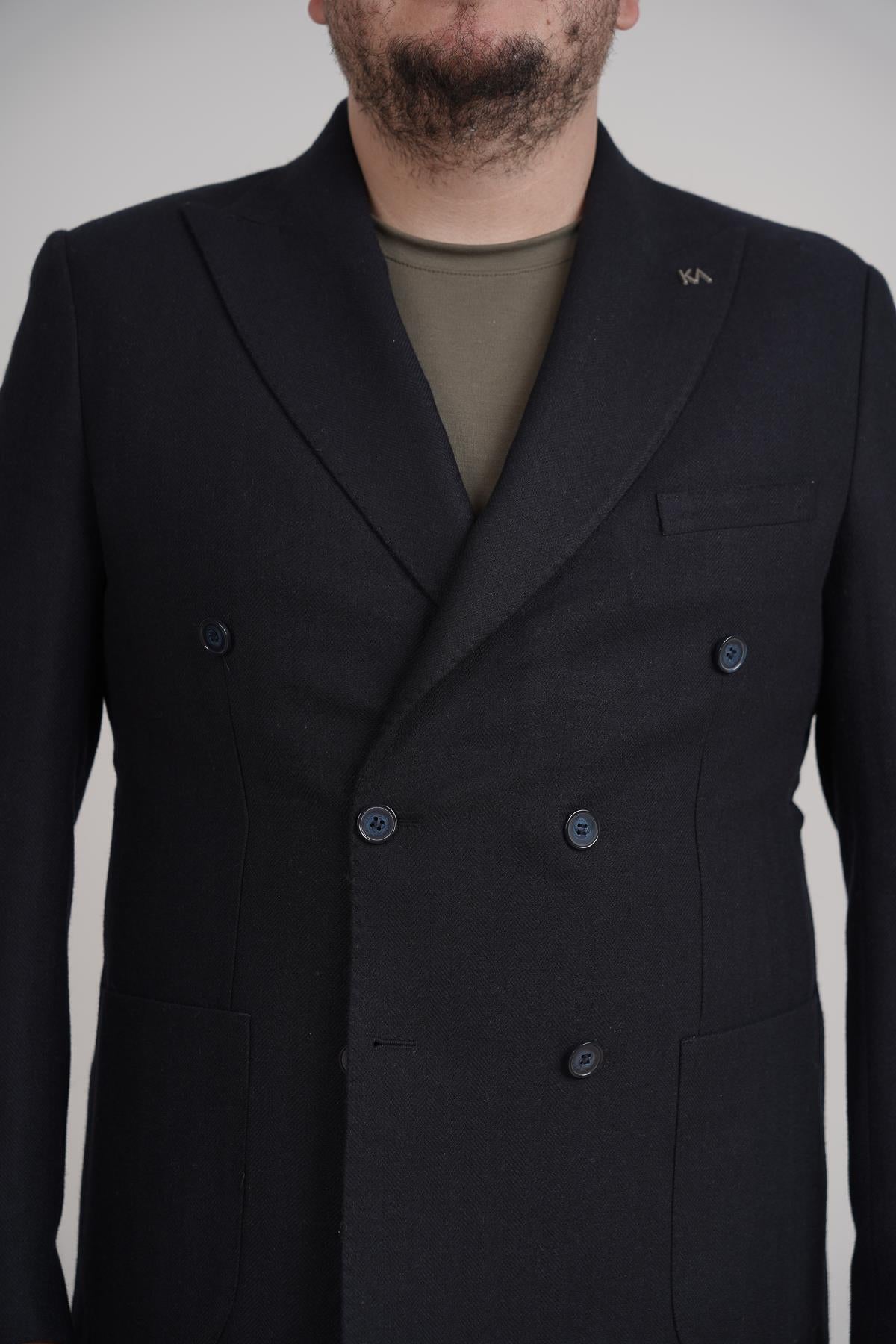 Kruvaze Ceket Out-KAX5234W