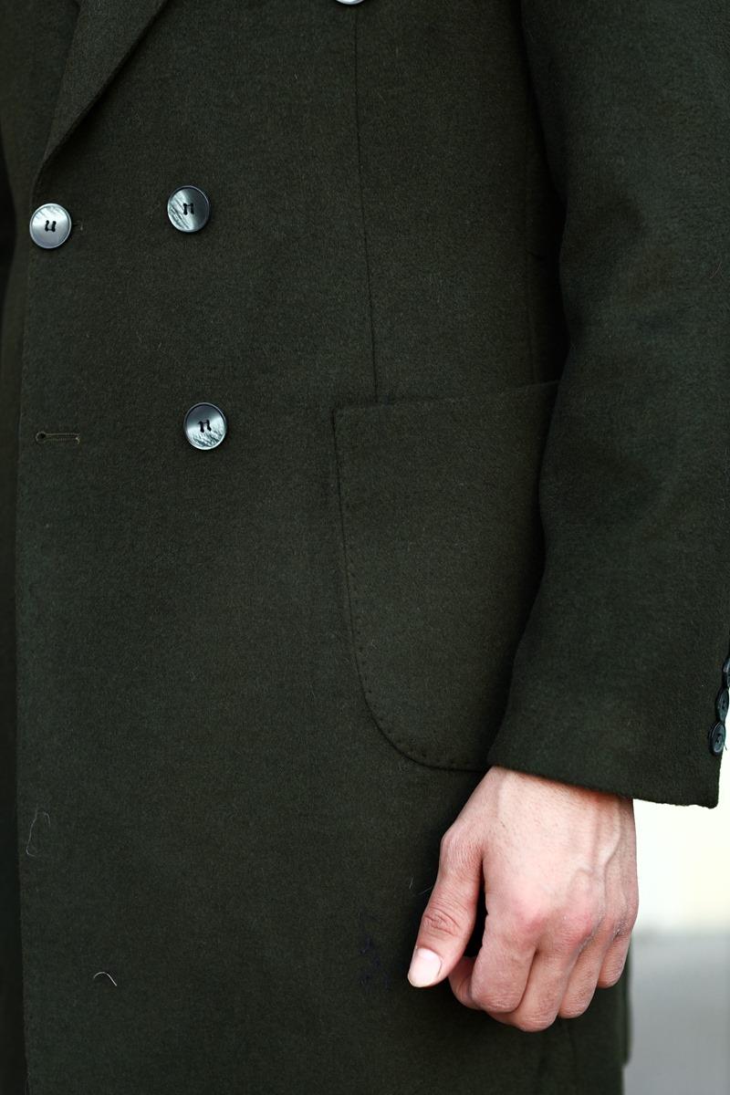 Erkek Kışlık Kruvaze Kaban - Şık Tasarım-KAV7202W