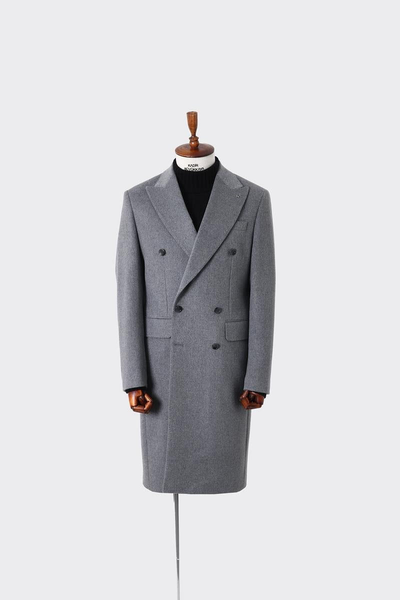 Erkek Kışlık Kruvaze Kaban - Sıcak ve Şık Tasarım-KAW7220W