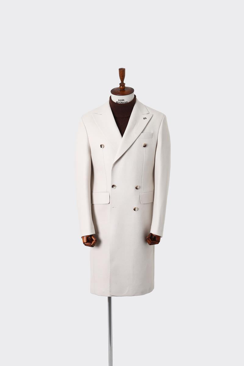 Erkek Kışlık Kruvaze Kaban - Sıcak ve Şık Tasarım-KAW7220W