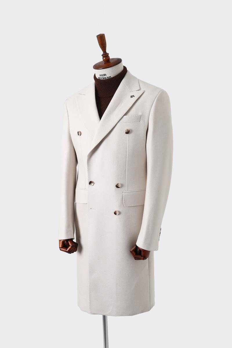 Erkek Kışlık Kruvaze Kaban - Sıcak ve Şık Tasarım-KAW7220W