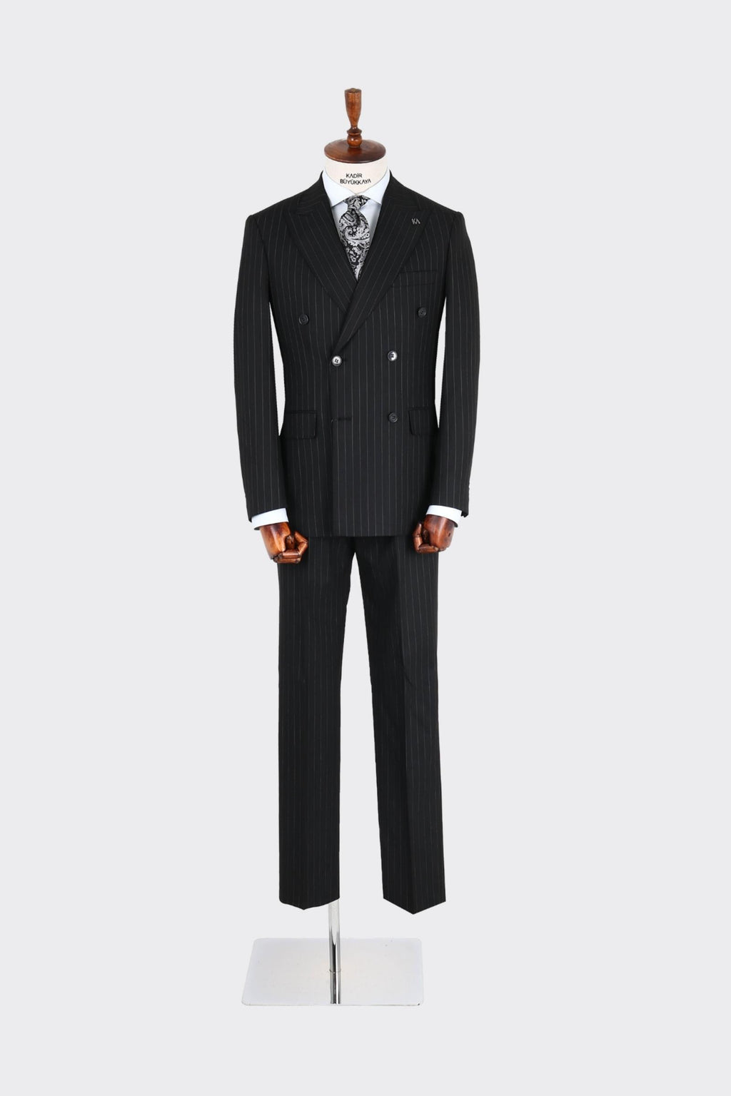 Kırlangıç Yaka Kruvaze Erkek Takım Elbise-KAX1257S