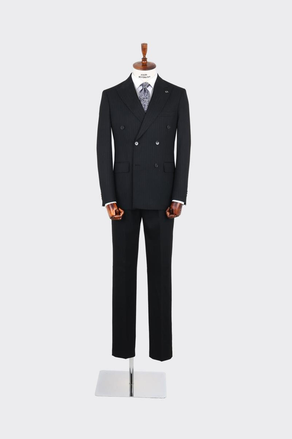 Kırlangıç Yaka Kruvaze Erkek Takım Elbise-KAX1256S
