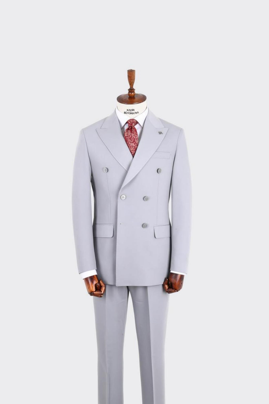 Kırlangıç Yaka Kruvaze Erkek Takım Elbise-KAX1210S