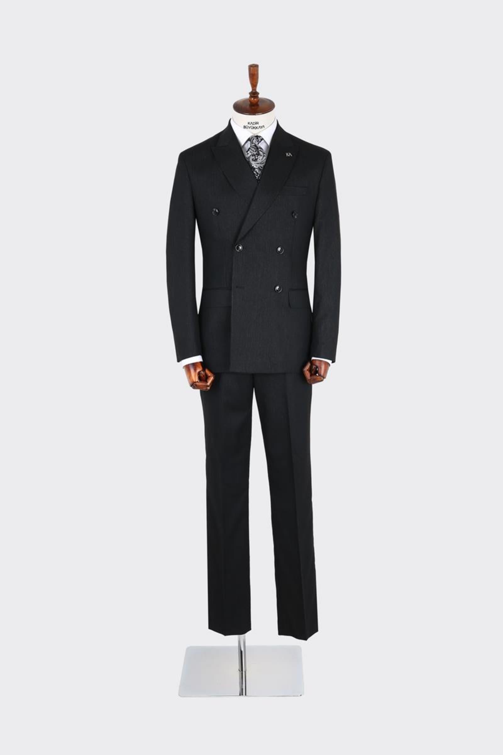 Erkek Kruvaze Takım Elbise-KAX1278W