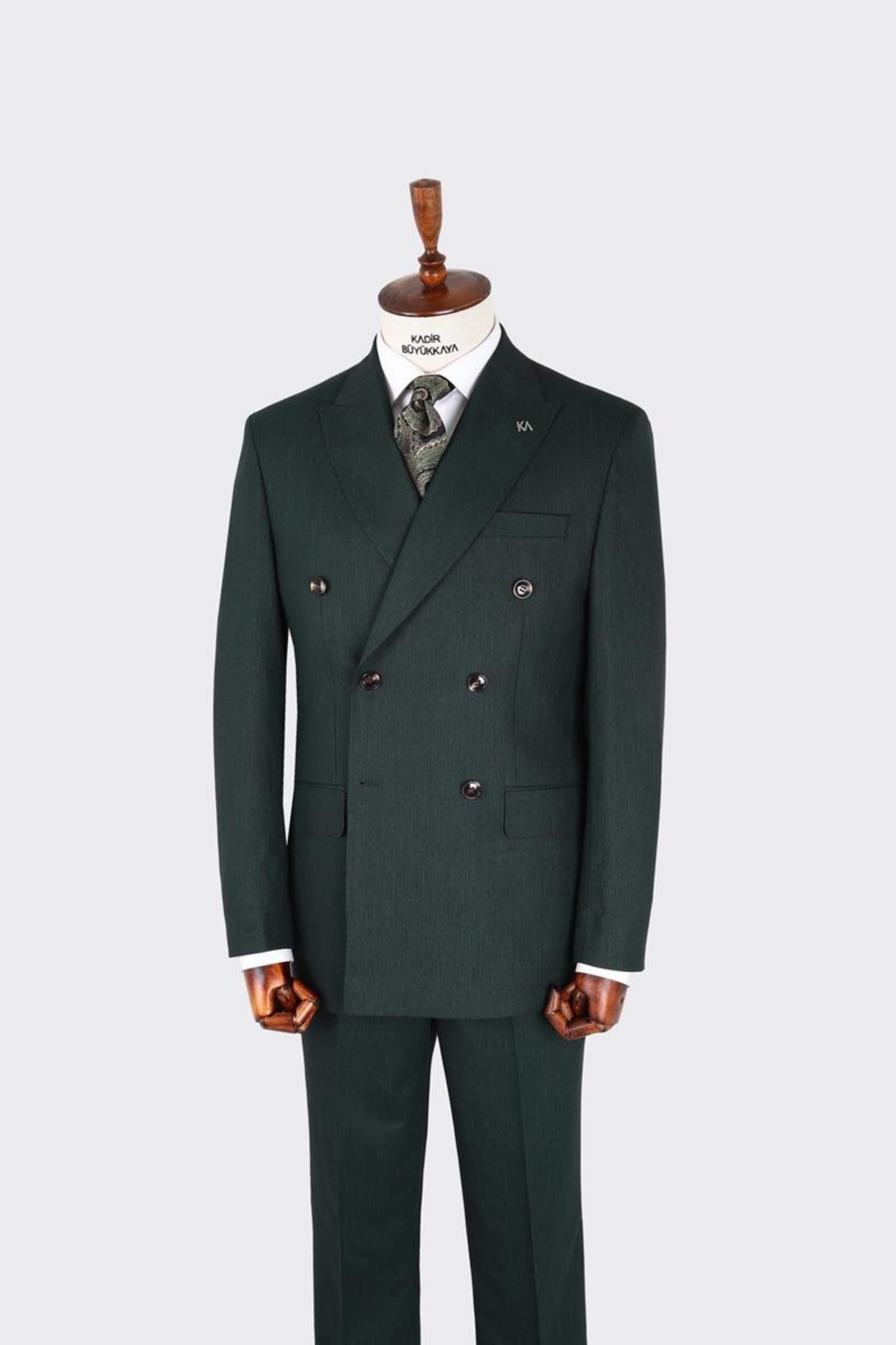 Erkek Kruvaze Takım Elbise-KAX1278W
