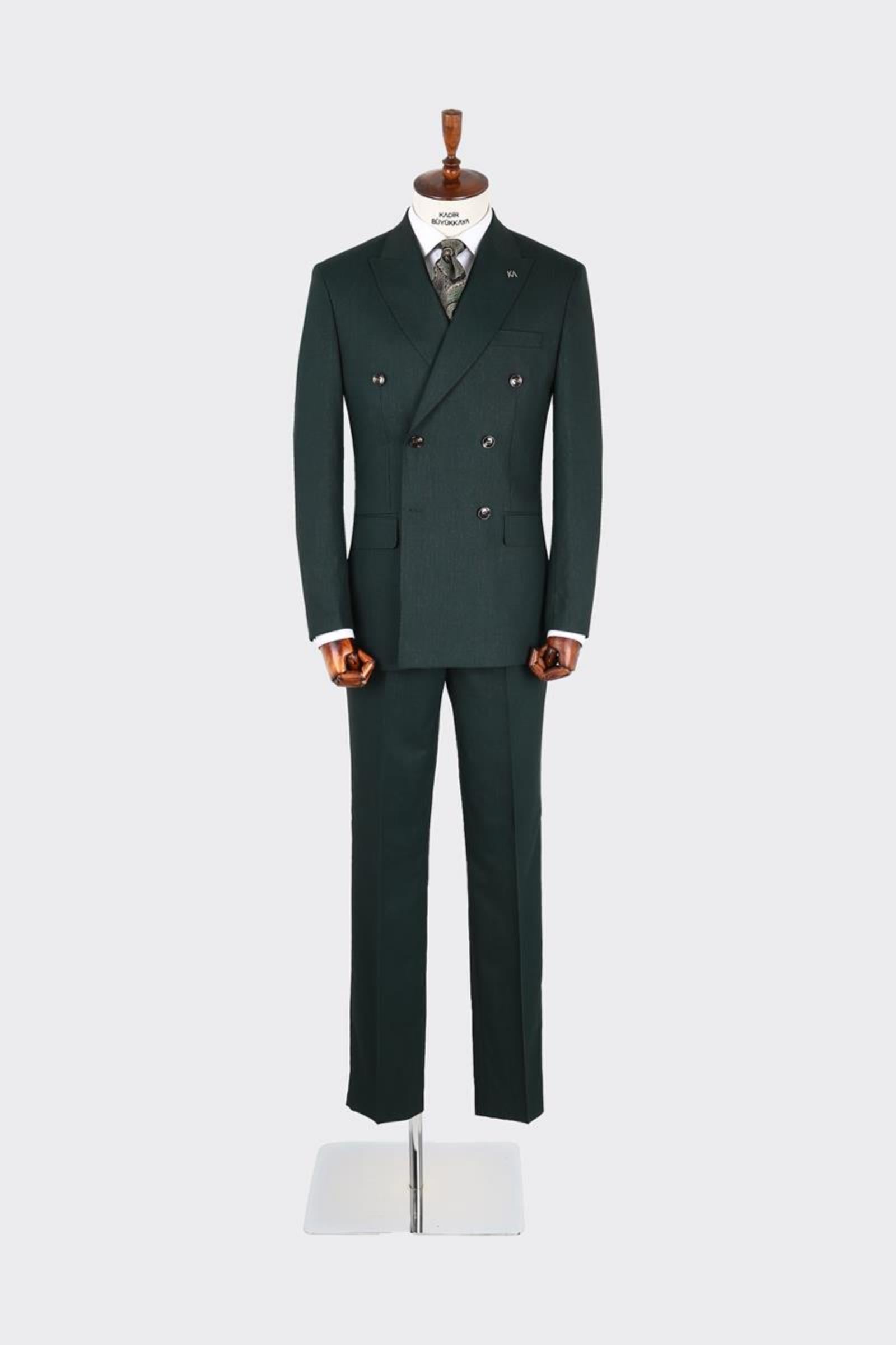 Erkek Kruvaze Takım Elbise-KAX1278W