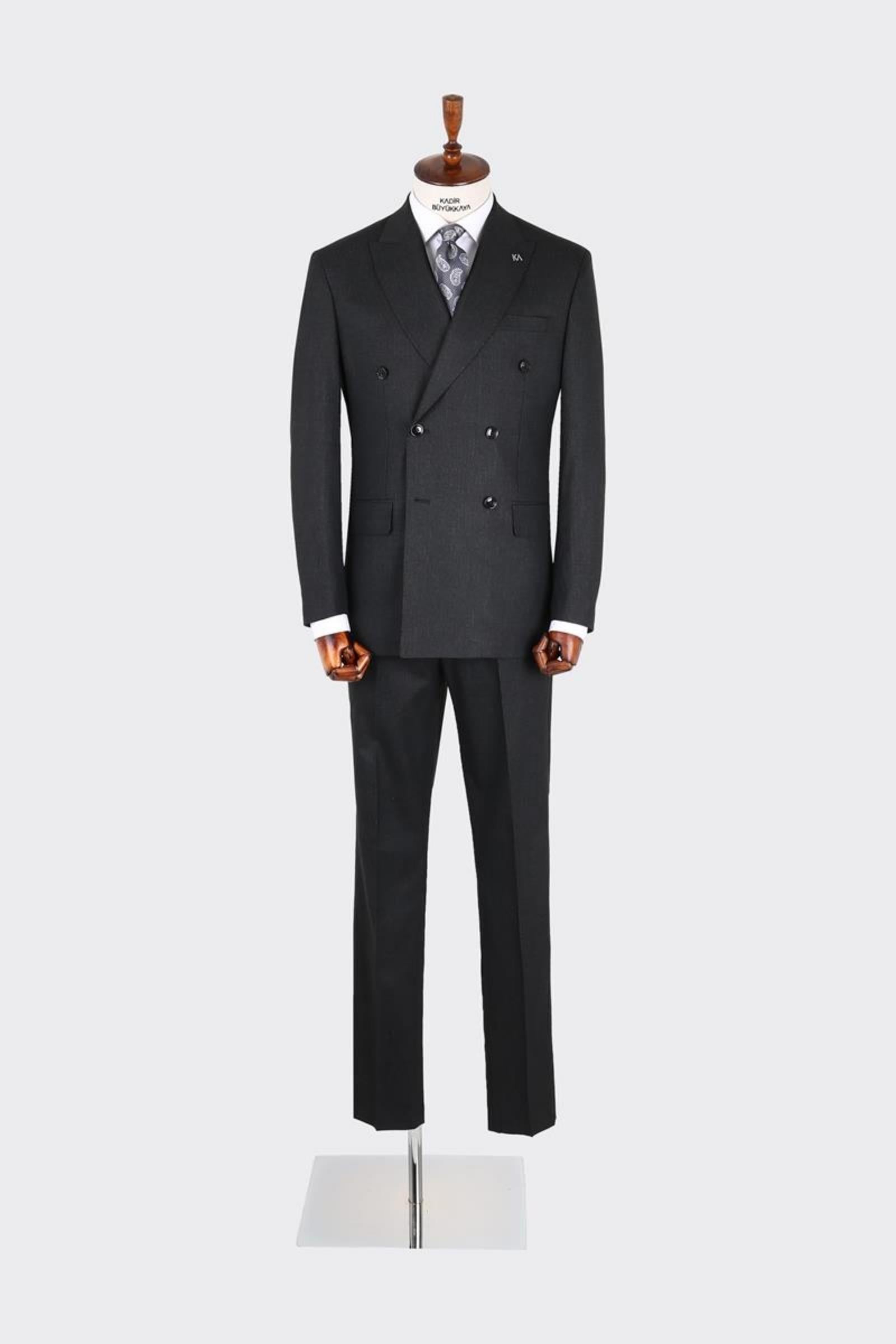 Erkek Kruvaze Takım Elbise-KAX1278W