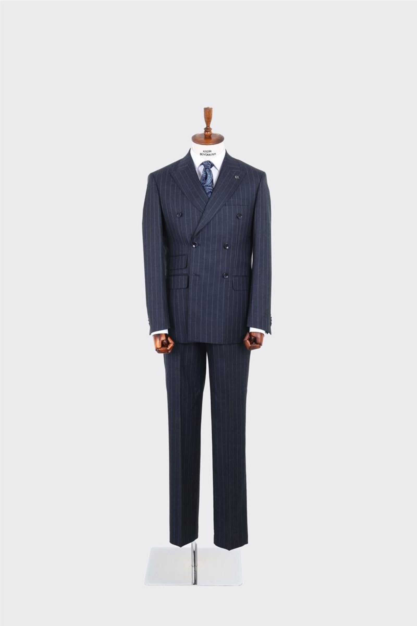 Erkek Kruvaze Takım Elbise-KAW1265W