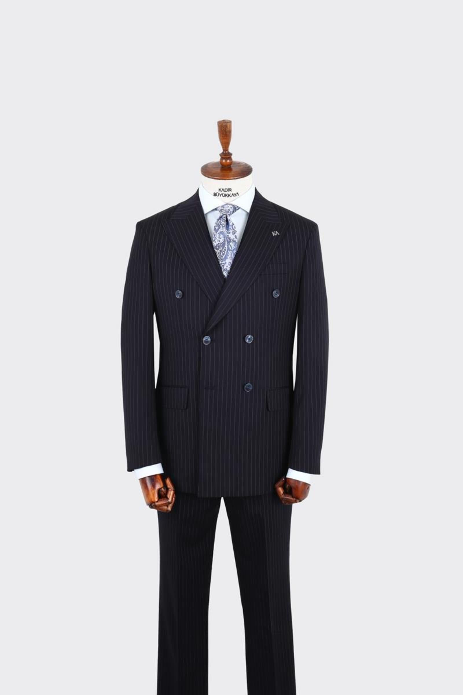 Erkek Kruvaze Takım Elbise-KAX1206S