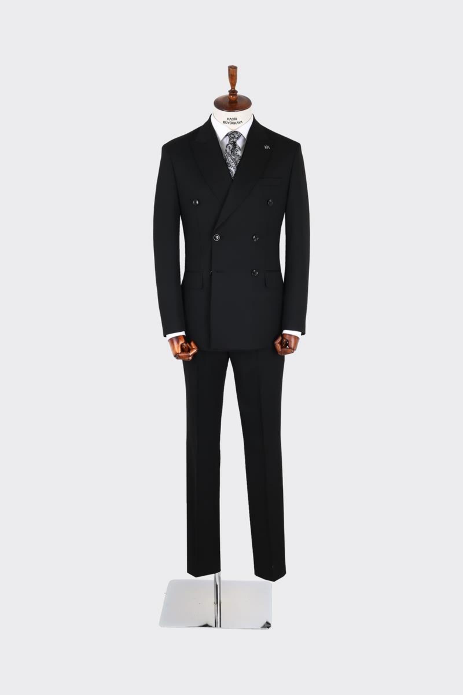 Erkek Kruvaze Takım Elbise-KAX1280W