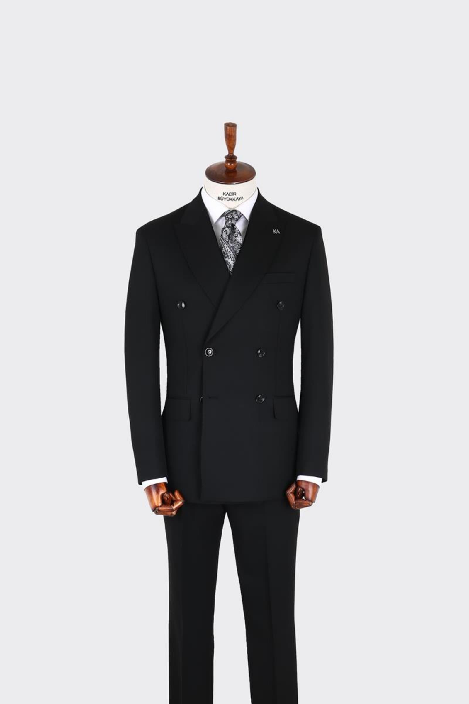 Erkek Kruvaze Takım Elbise-KAX1280W