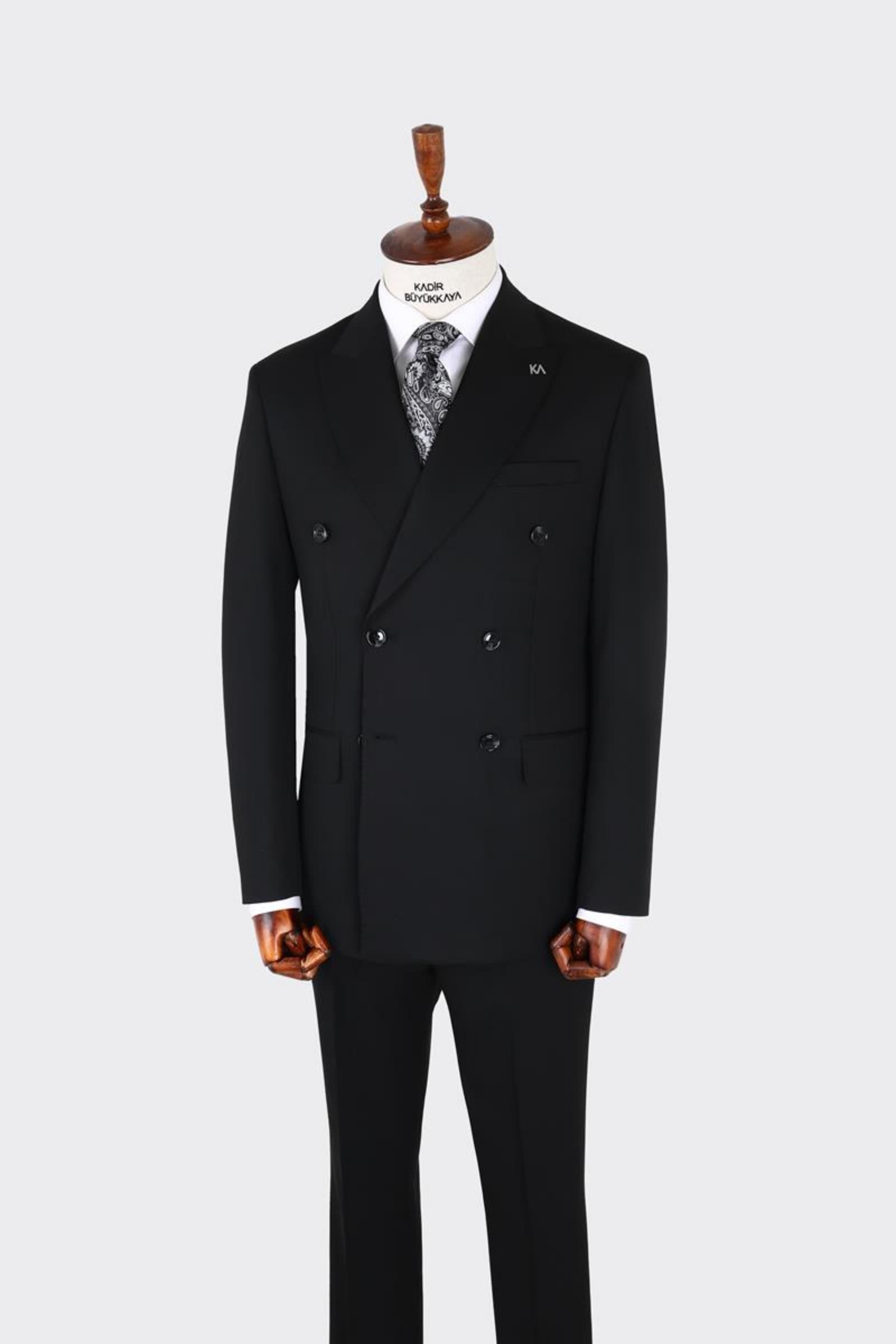 Erkek Kruvaze Takım Elbise-KAX1280W