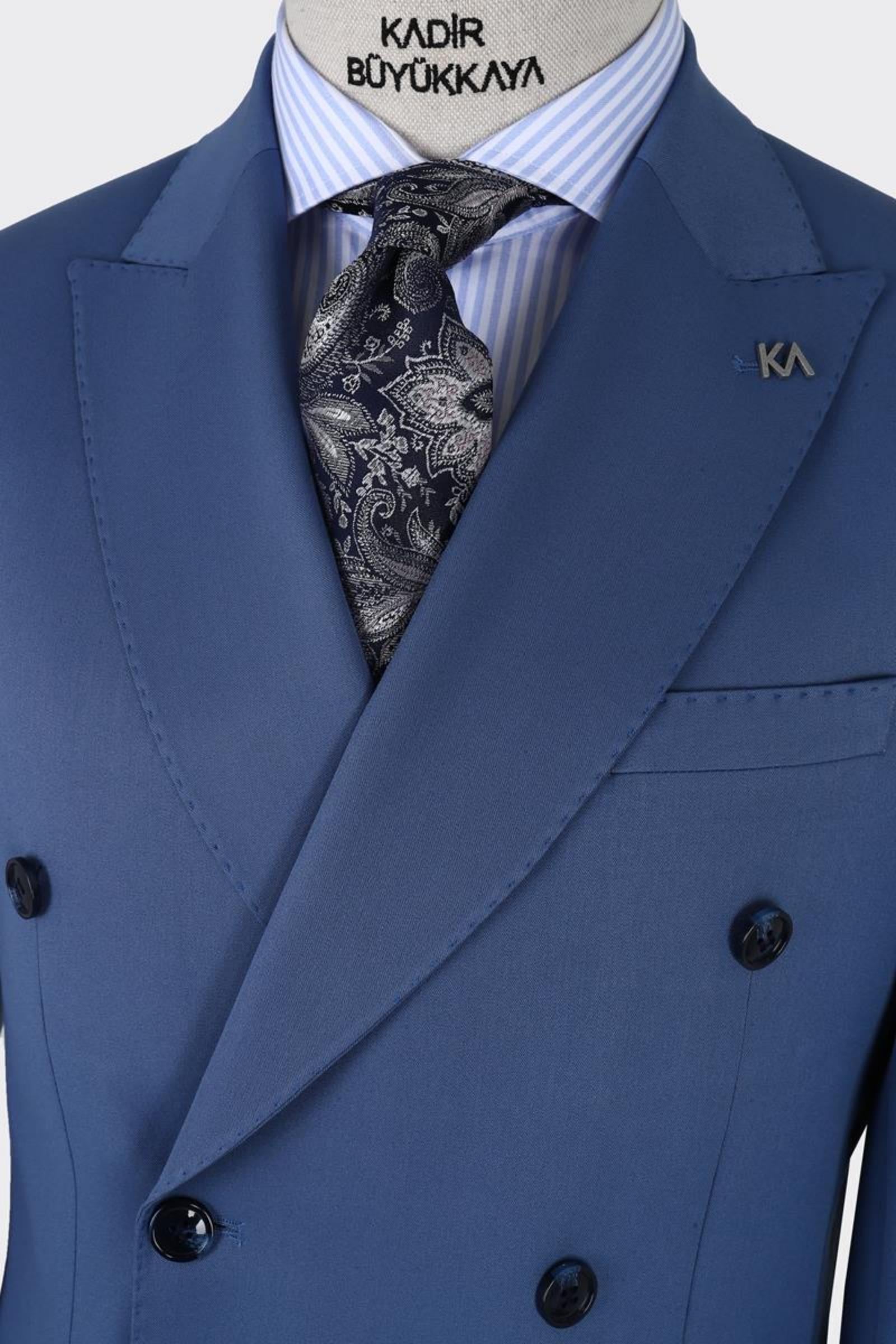Erkek Kruvaze Takım Elbise-KAX1280W