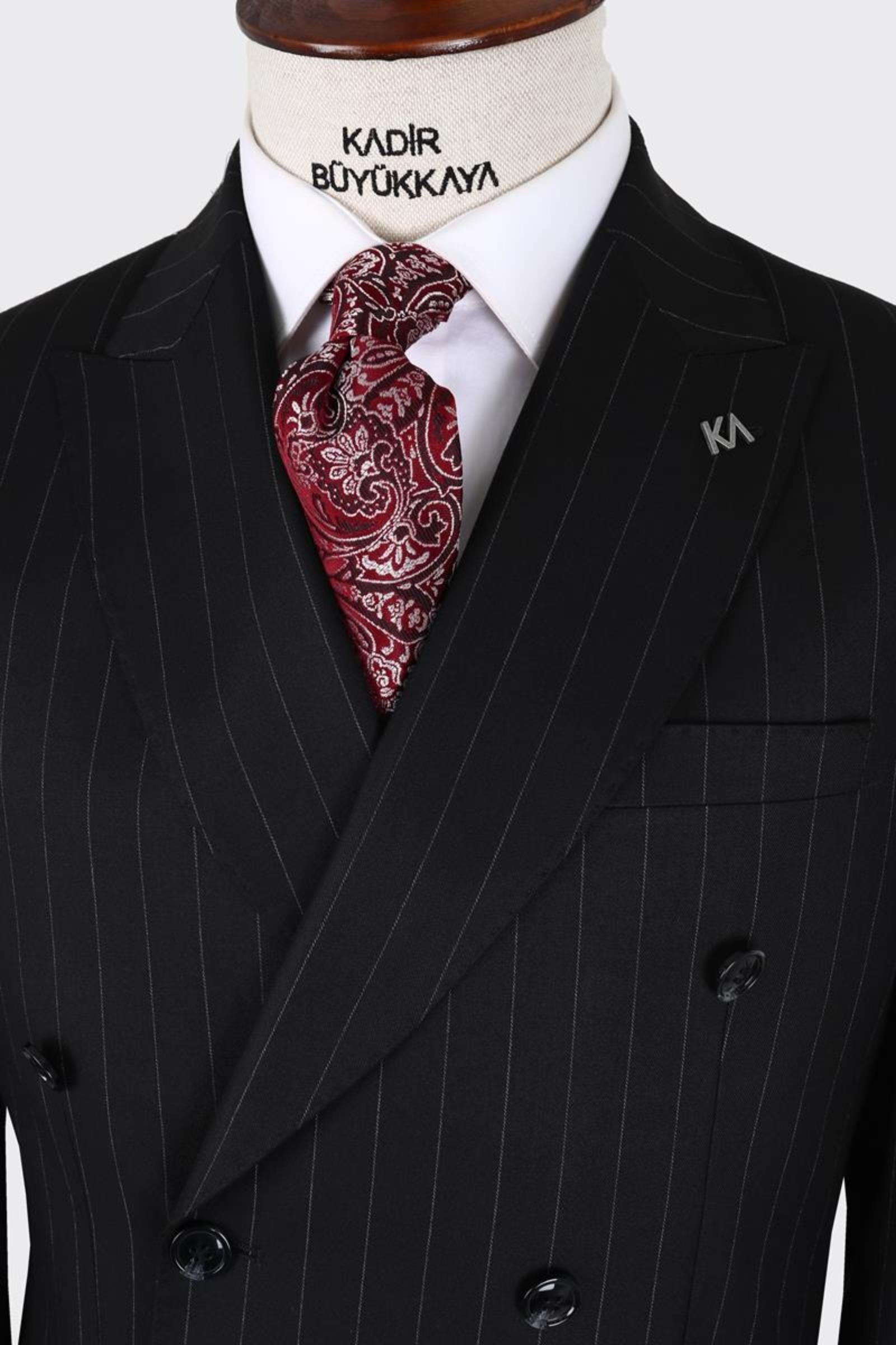 Kruvaze Takım Elbise Out-KAX1277W