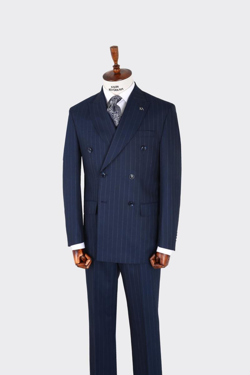 Kruvaze Takım Elbise-KAX1277W