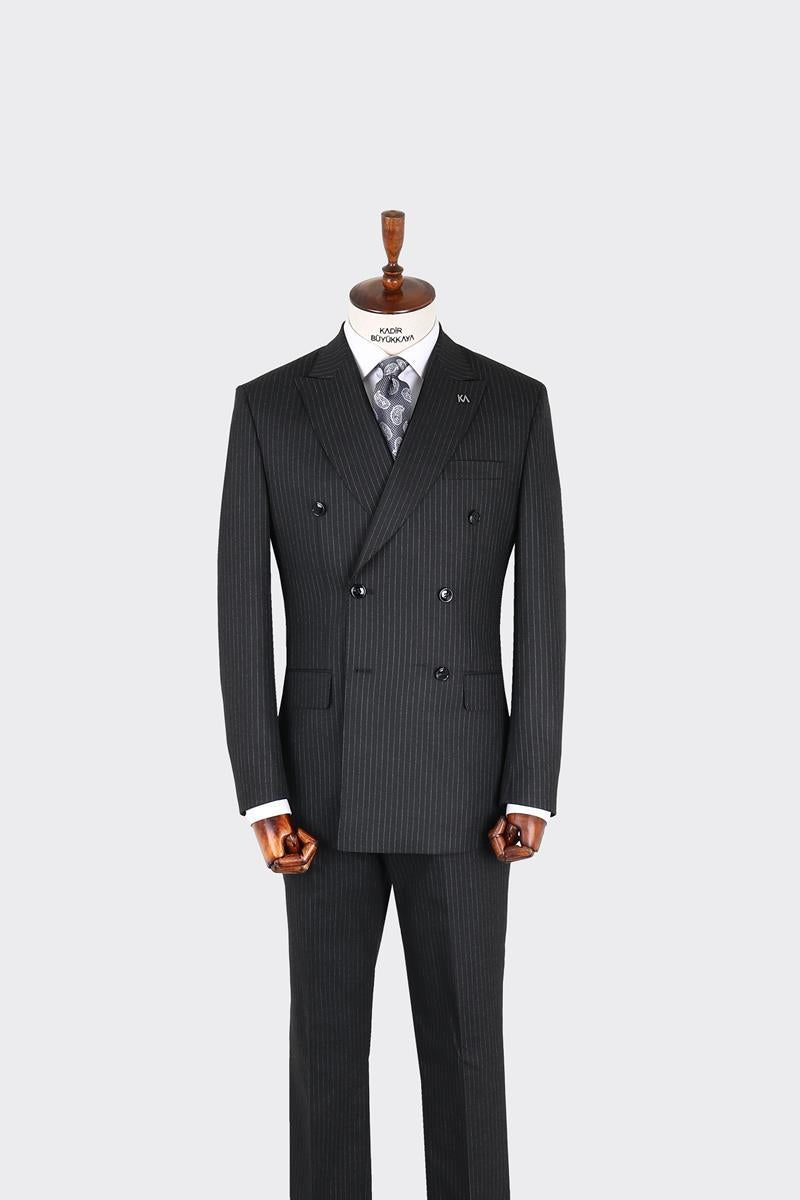 Kruvaze Takım Elbise-KAX1279W