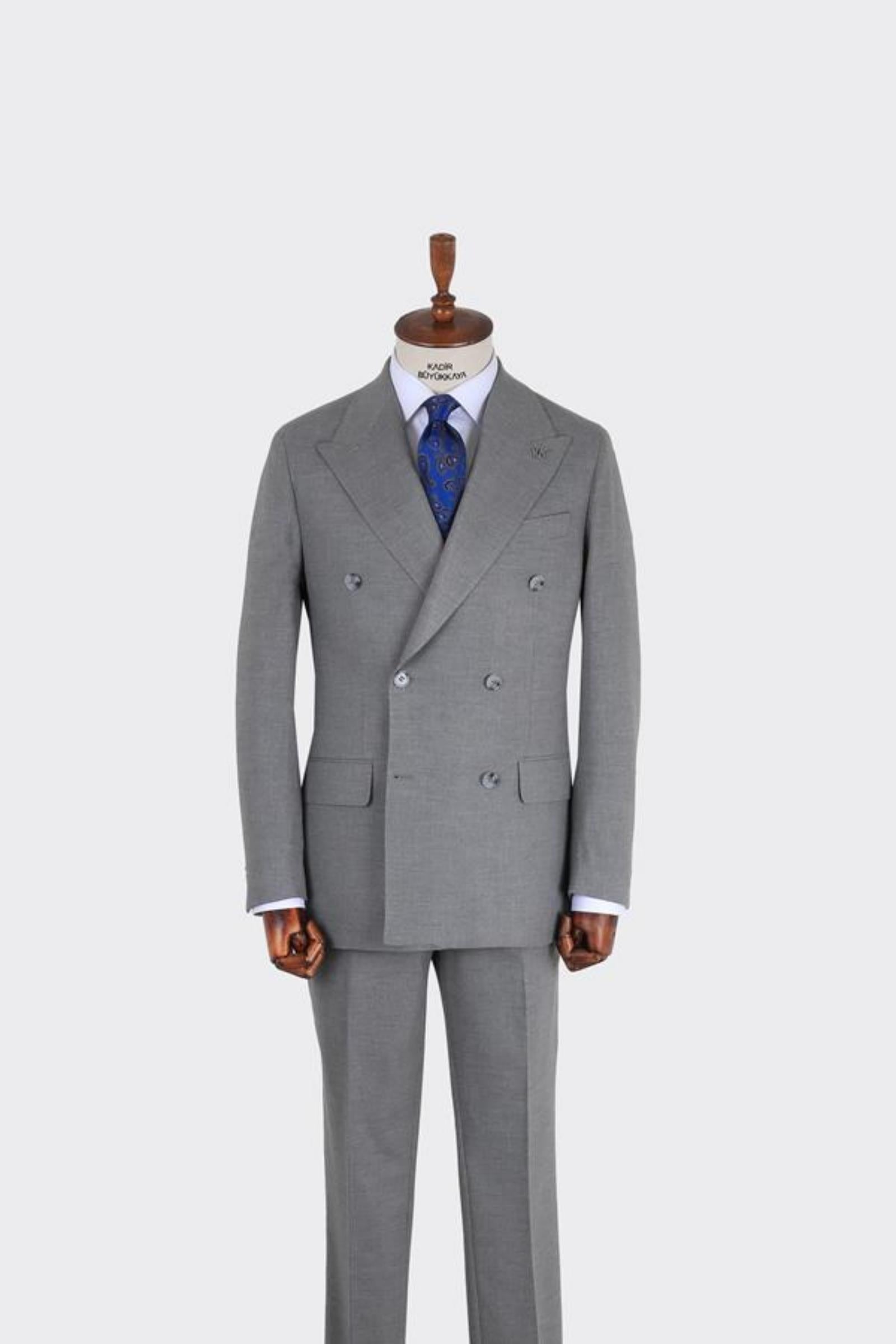 Erkek Kruvaze Takım Elbise-KAB1220S
