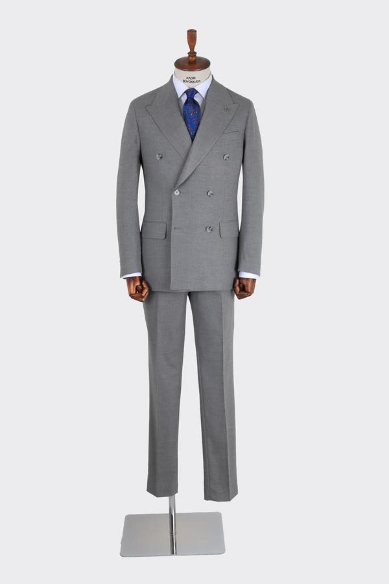 Erkek Kruvaze Takım Elbise-KAB1220S