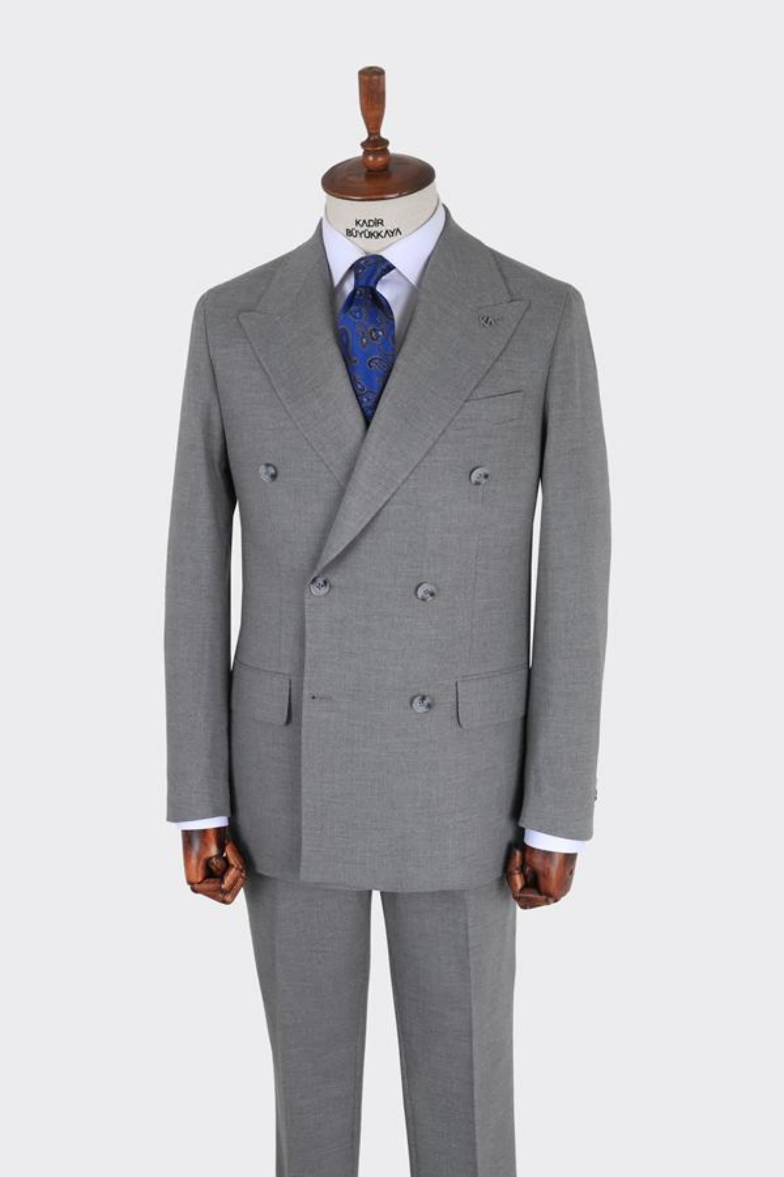 Erkek Kruvaze Takım Elbise-KAB1220S