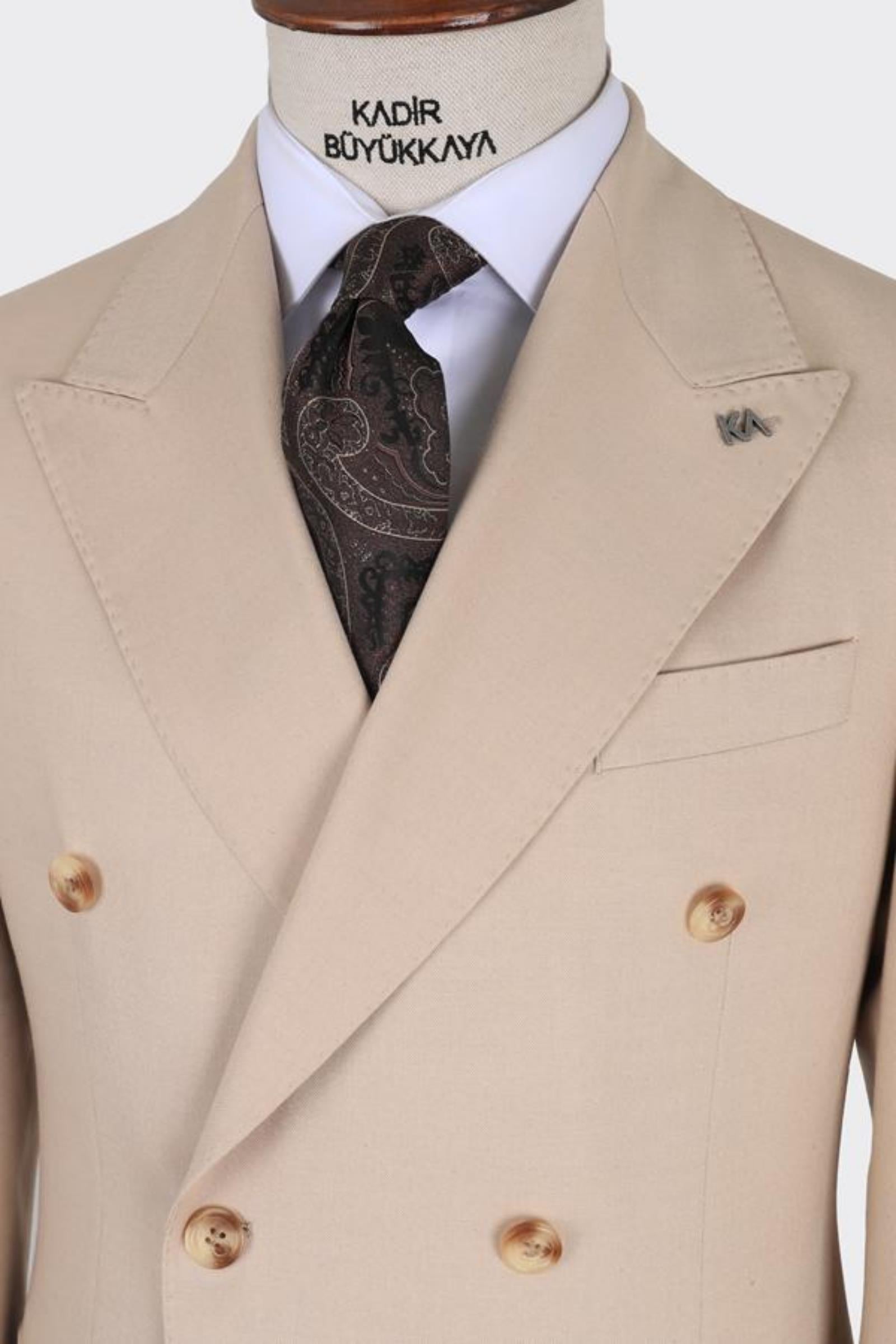 Erkek Kruvaze Takım Elbise-KAB1220S