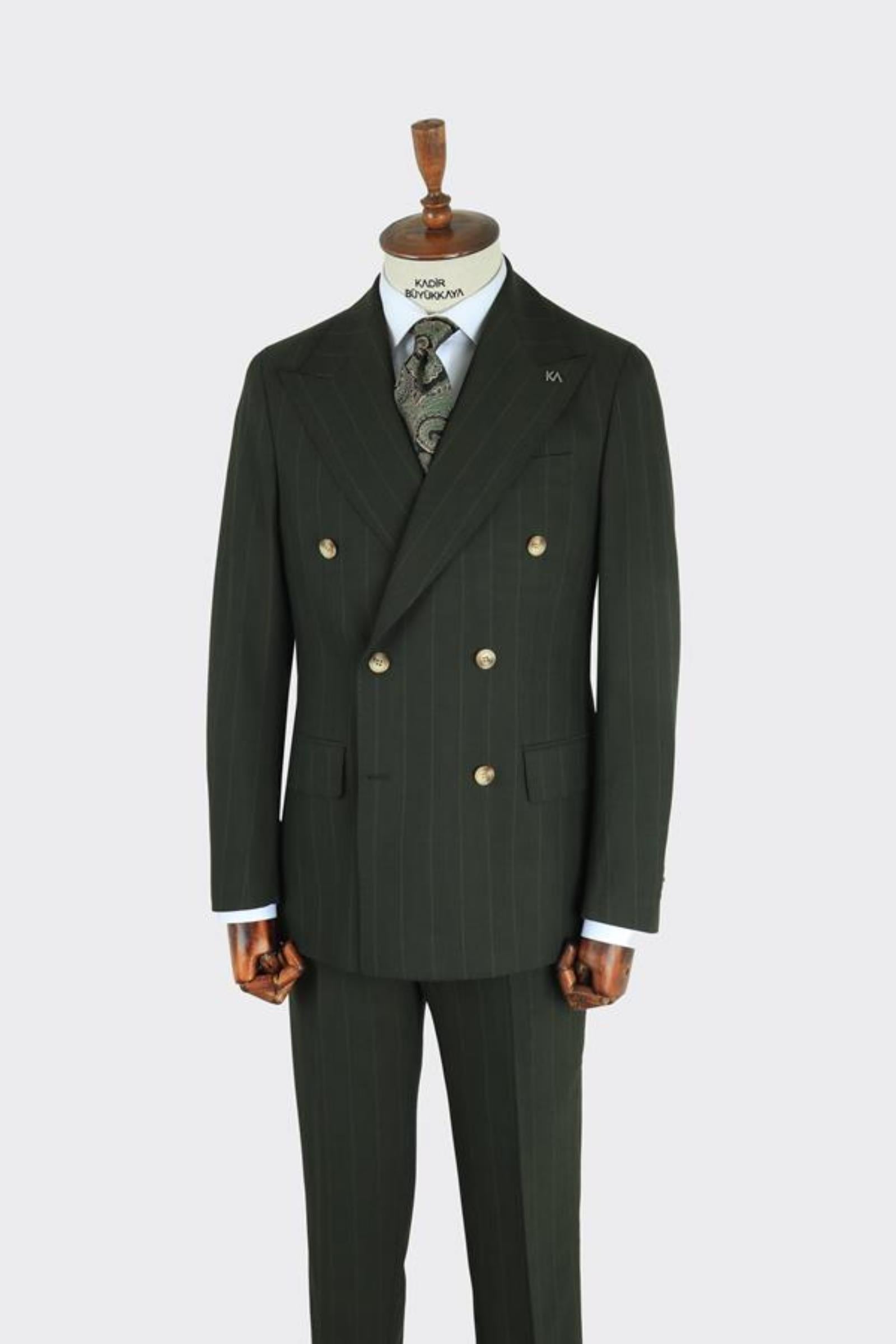 Kruvaze Erkek Takım Elbise-KAB1221S