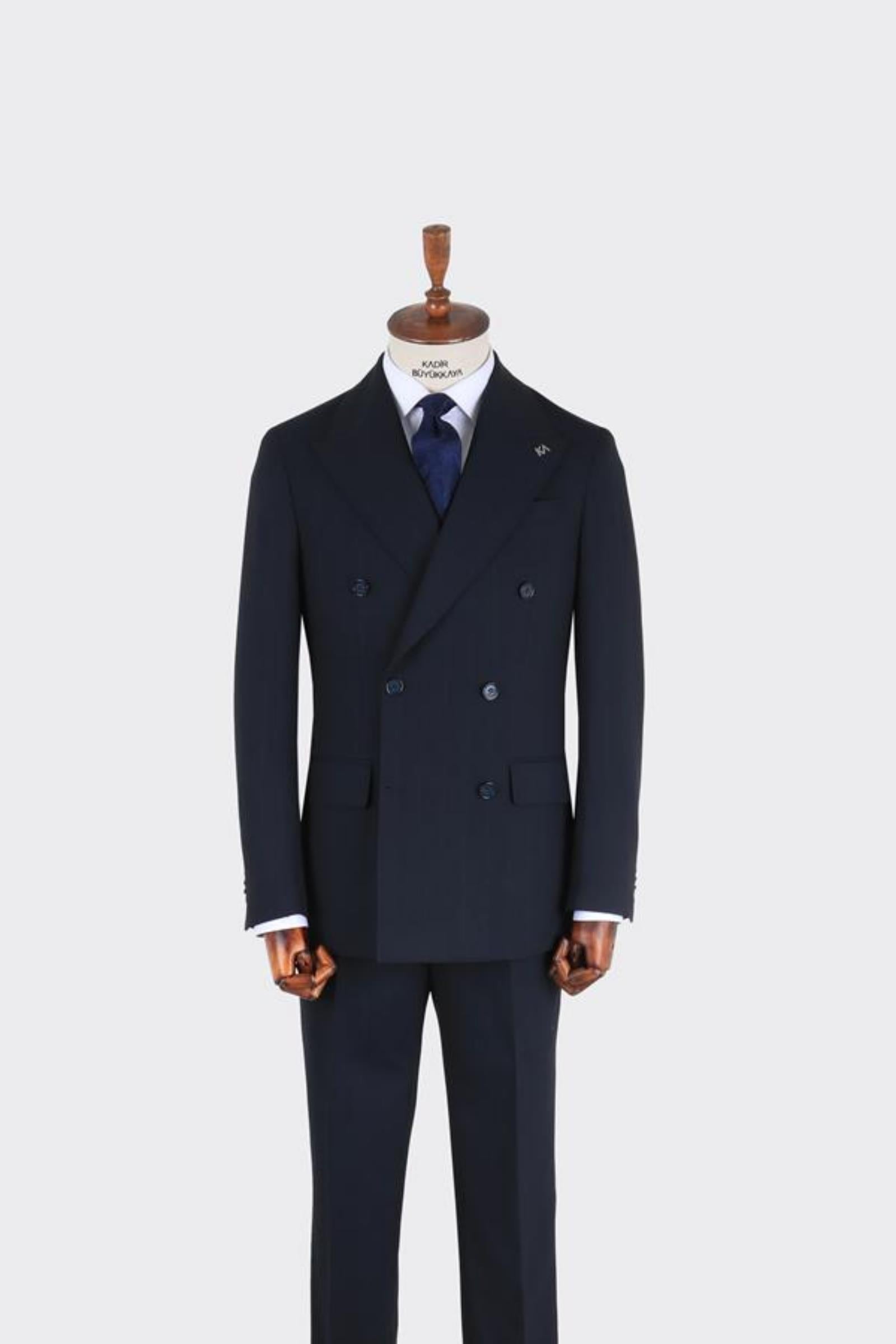 Kruvaze Erkek Takım Elbise-KAB1221S