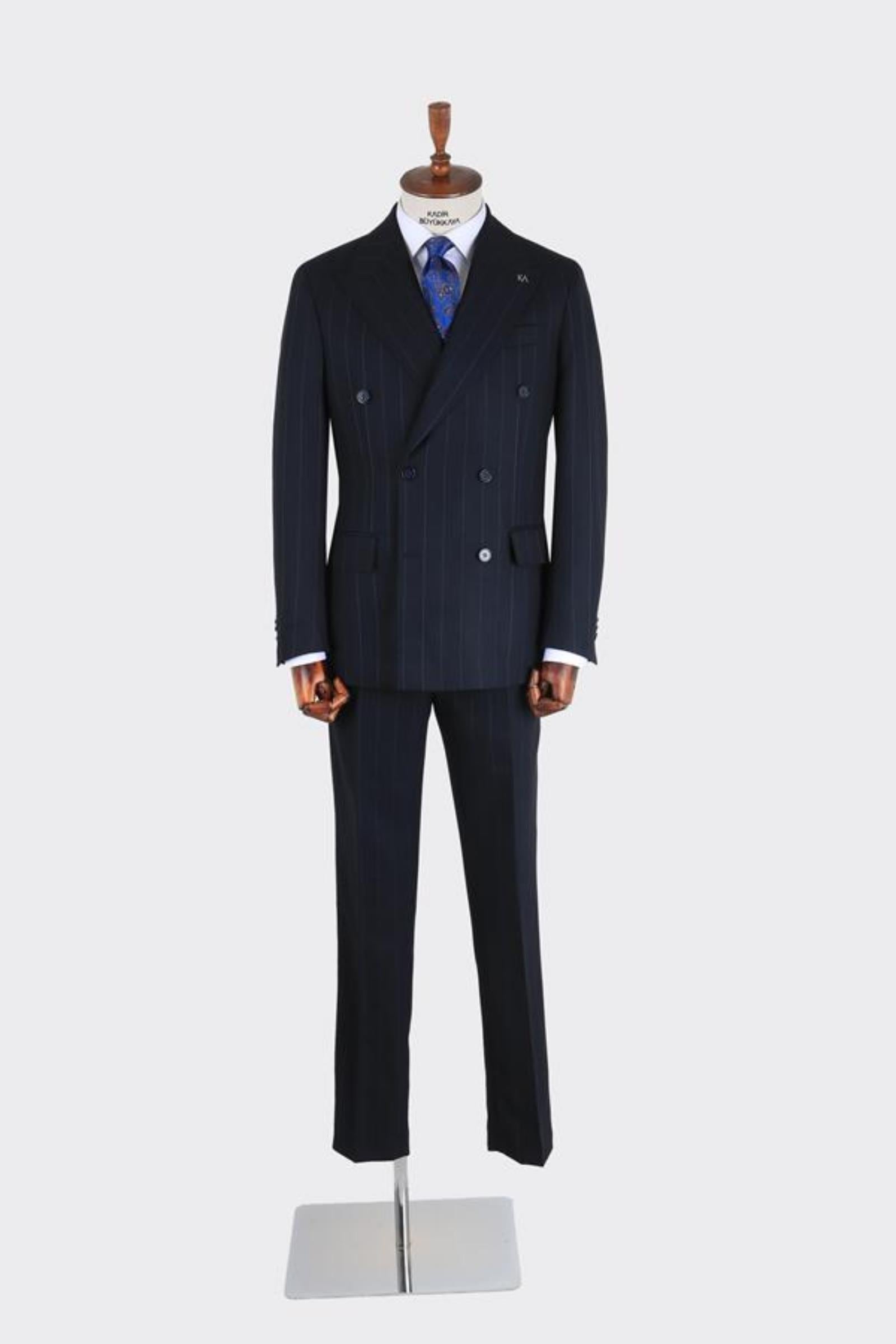 Erkek Kruvaze Takım Elbise-KAB1222S