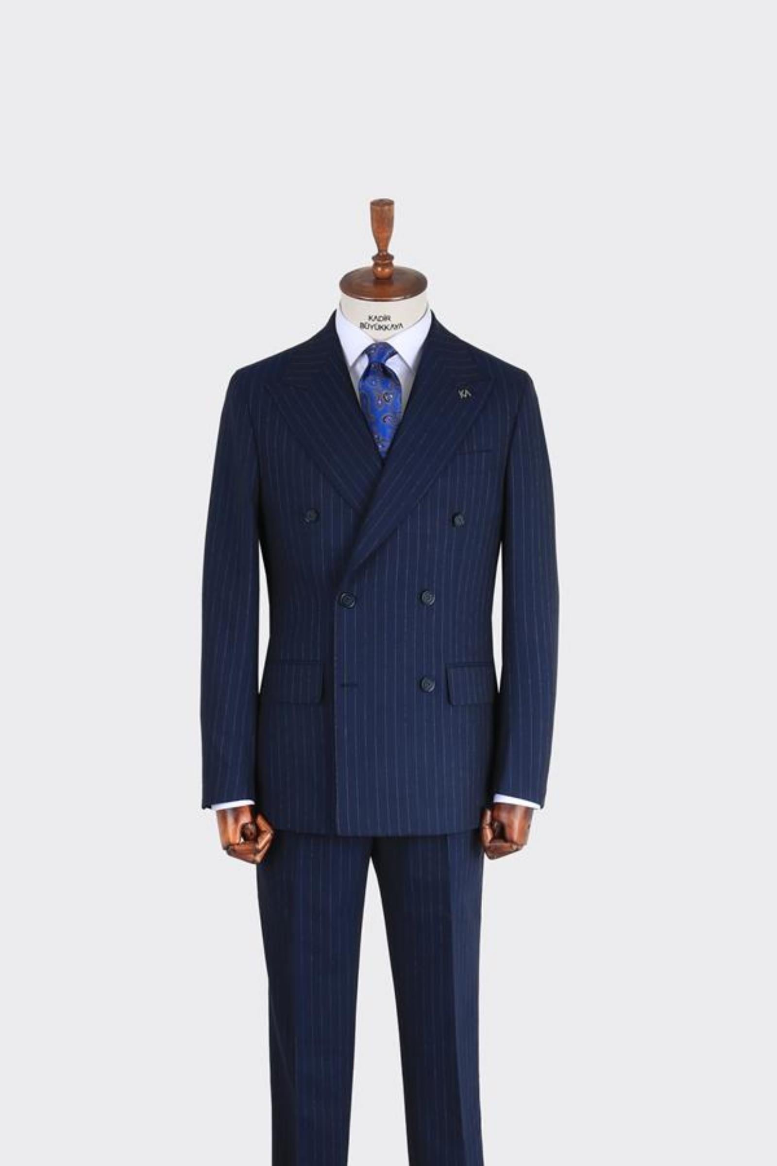 Erkek Kruvaze Takım Elbise-KAB1223S