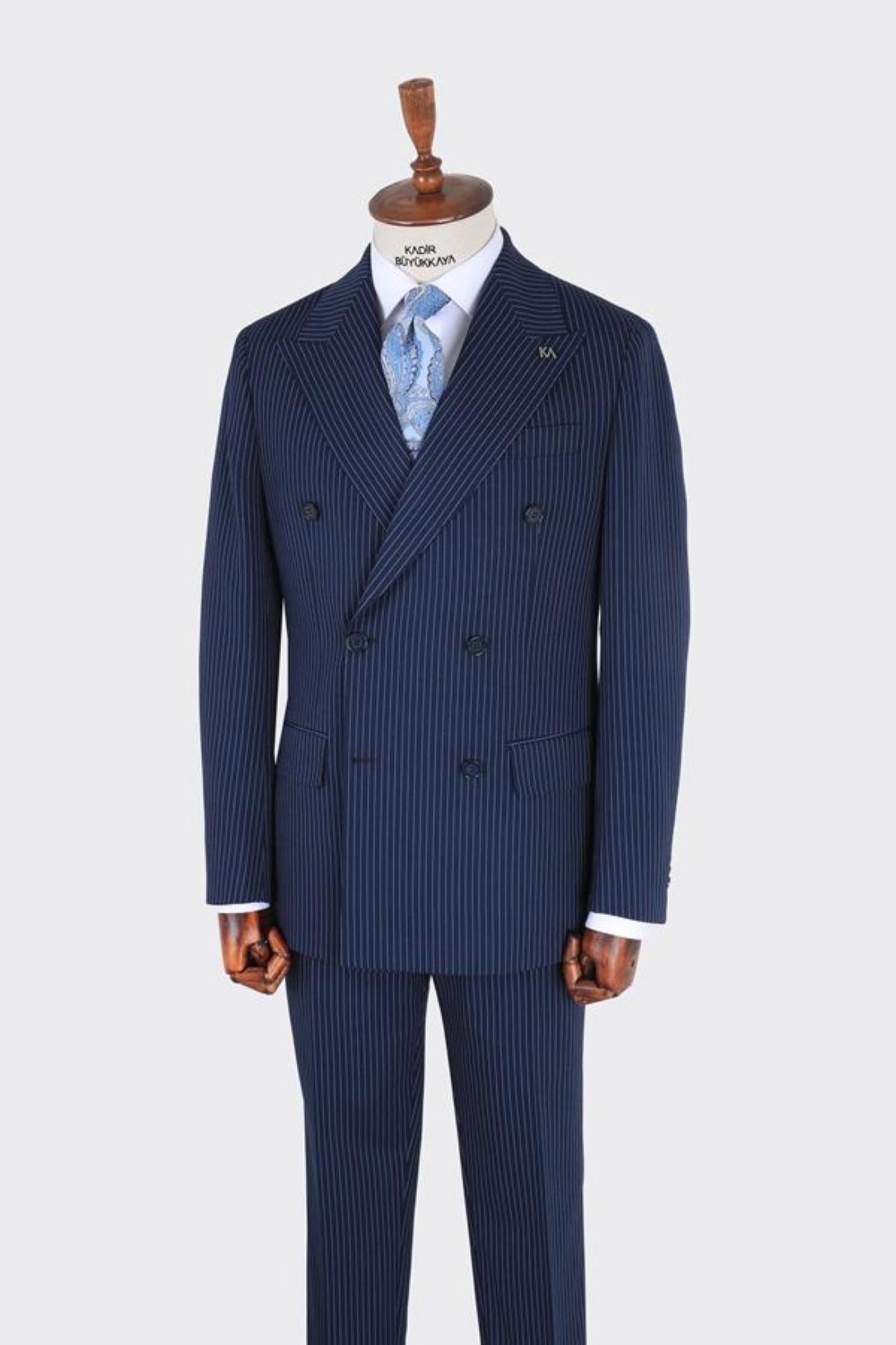 Erkek Kruvaze Takım Elbise-KAB1224S