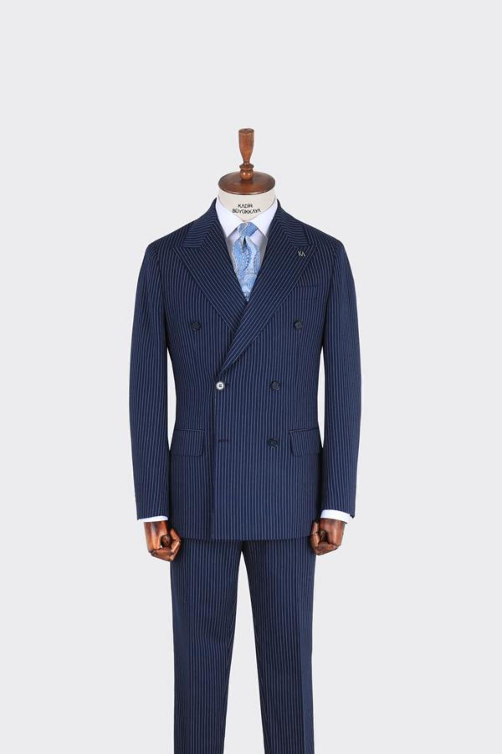 Erkek Kruvaze Takım Elbise-KAB1224S