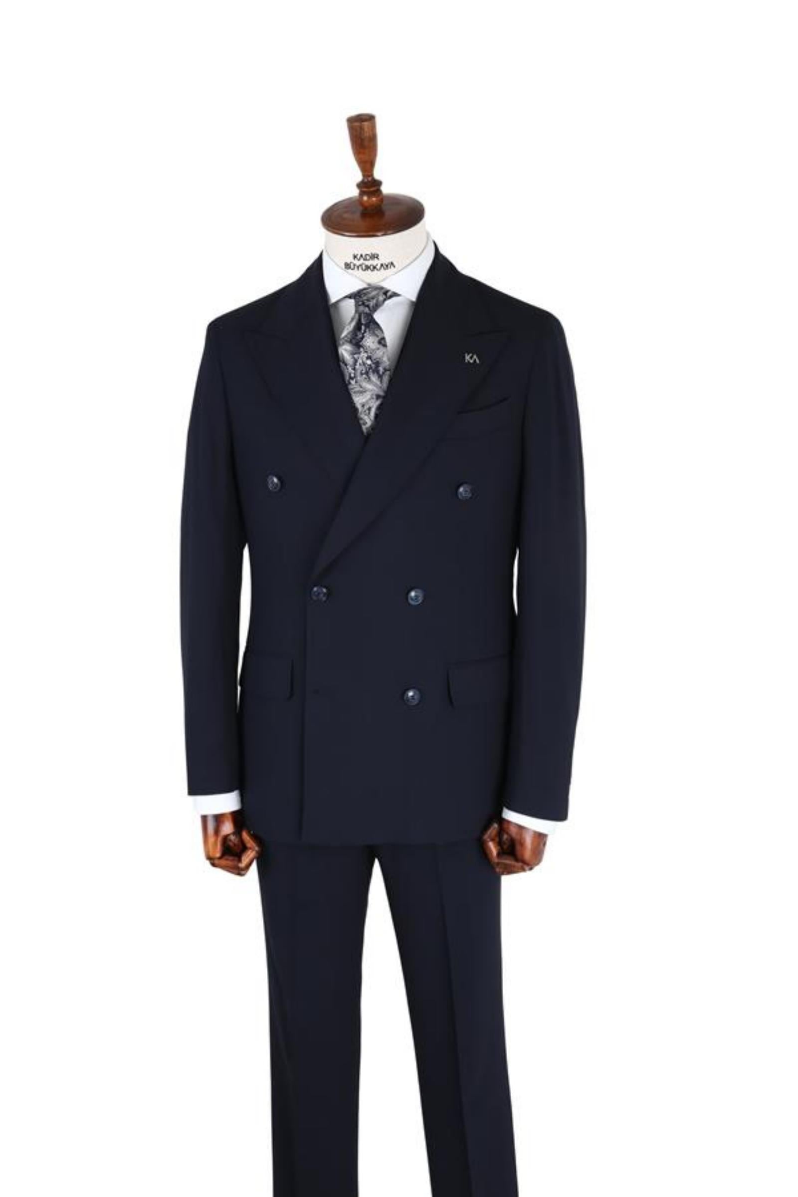 Kruvaze Takım Elbise-KAB1205S