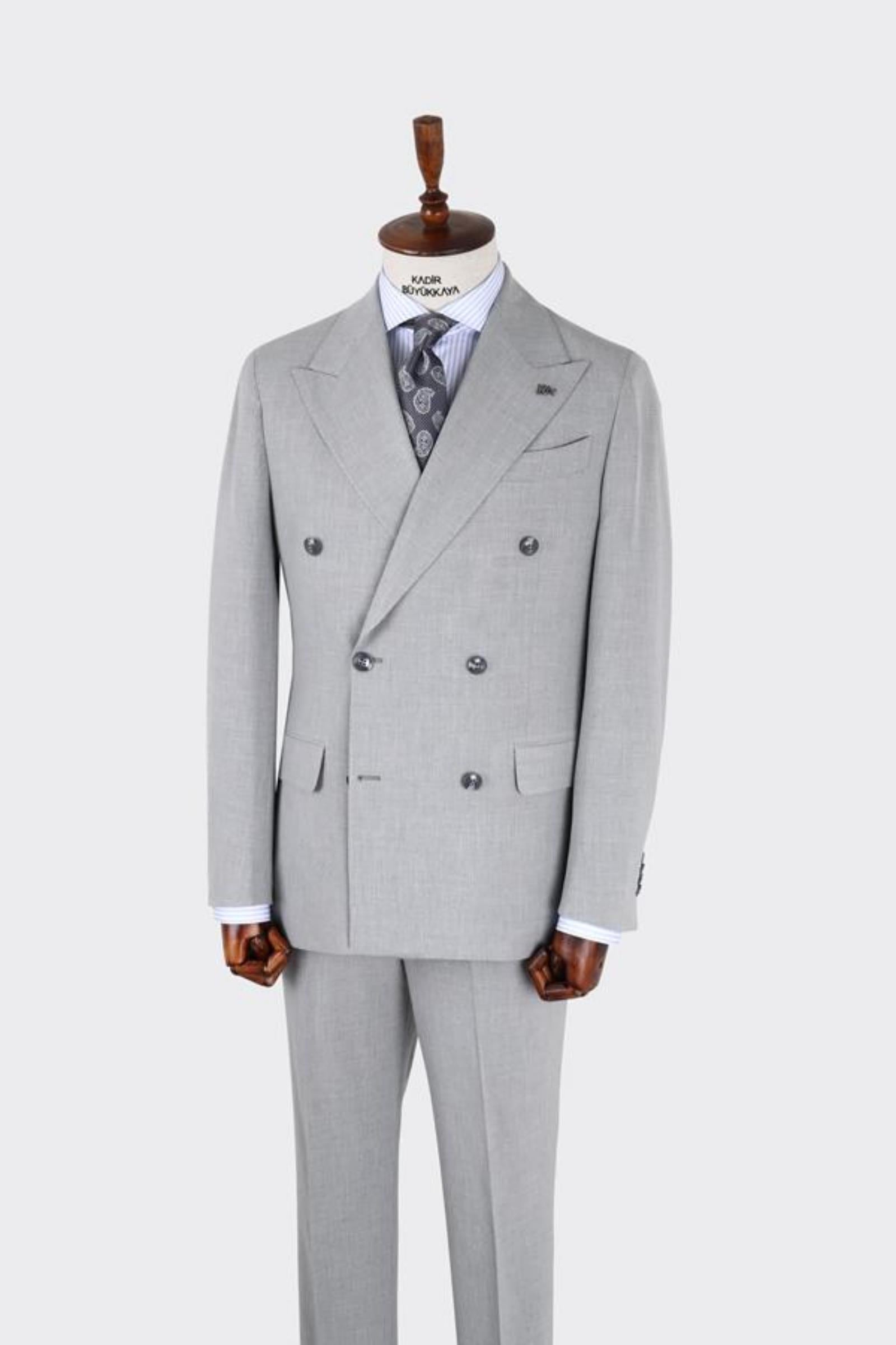 Kruvaze Takım Elbise-KAB1205S